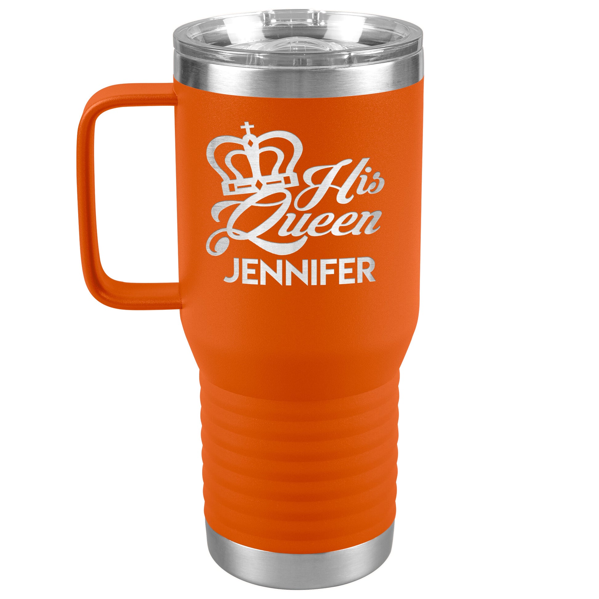 His Queen Name Tumbler