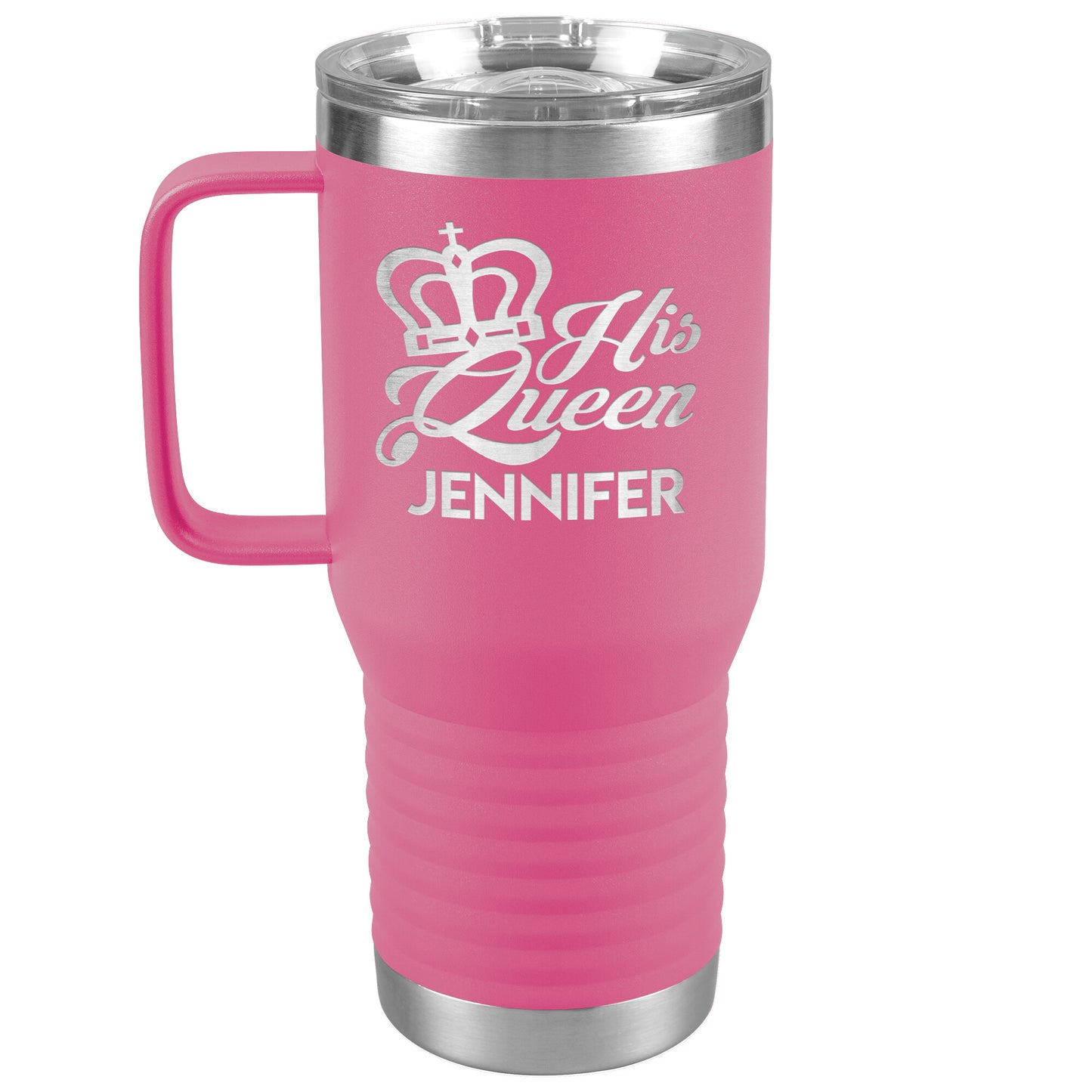 His Queen Name Tumbler