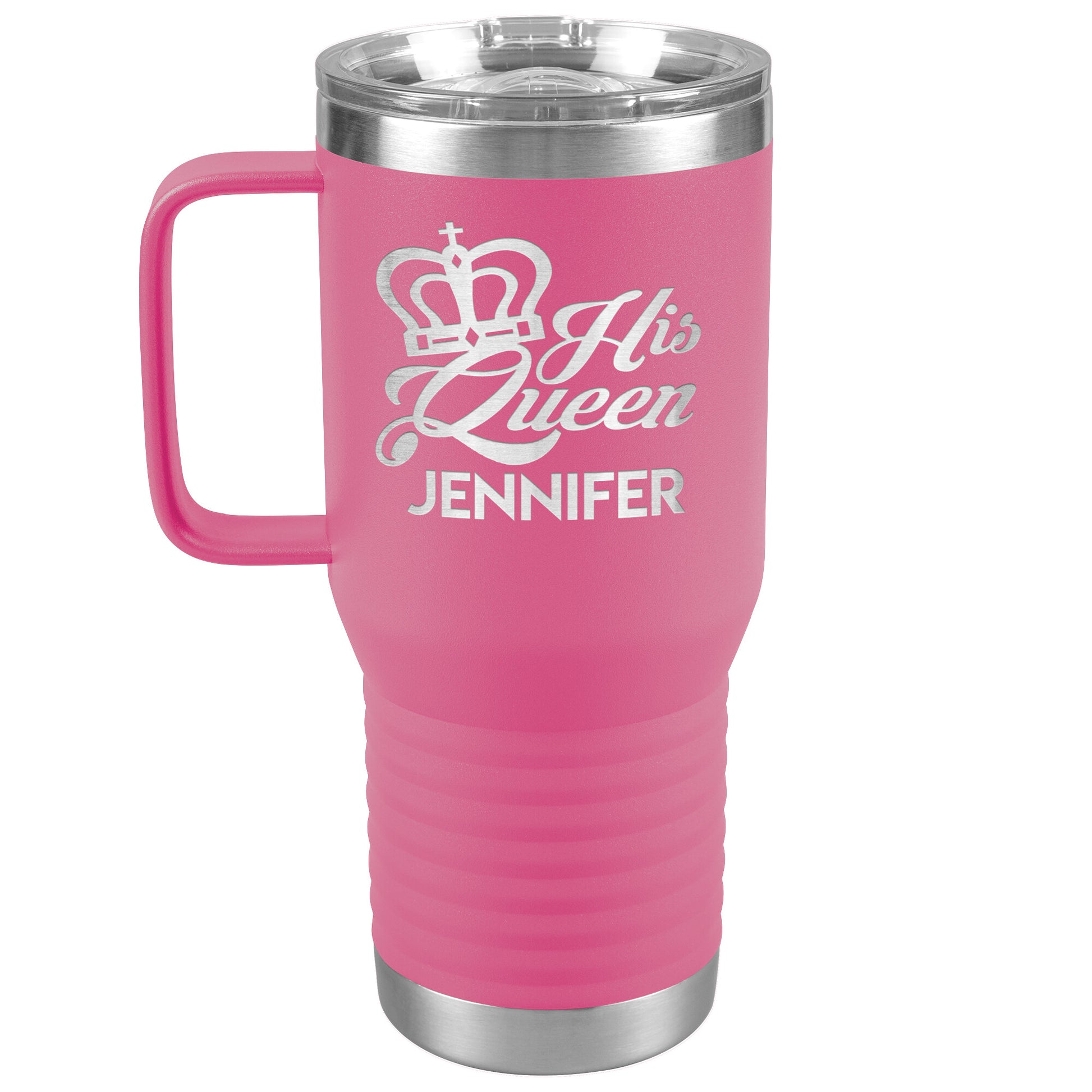 His Queen Name Tumbler