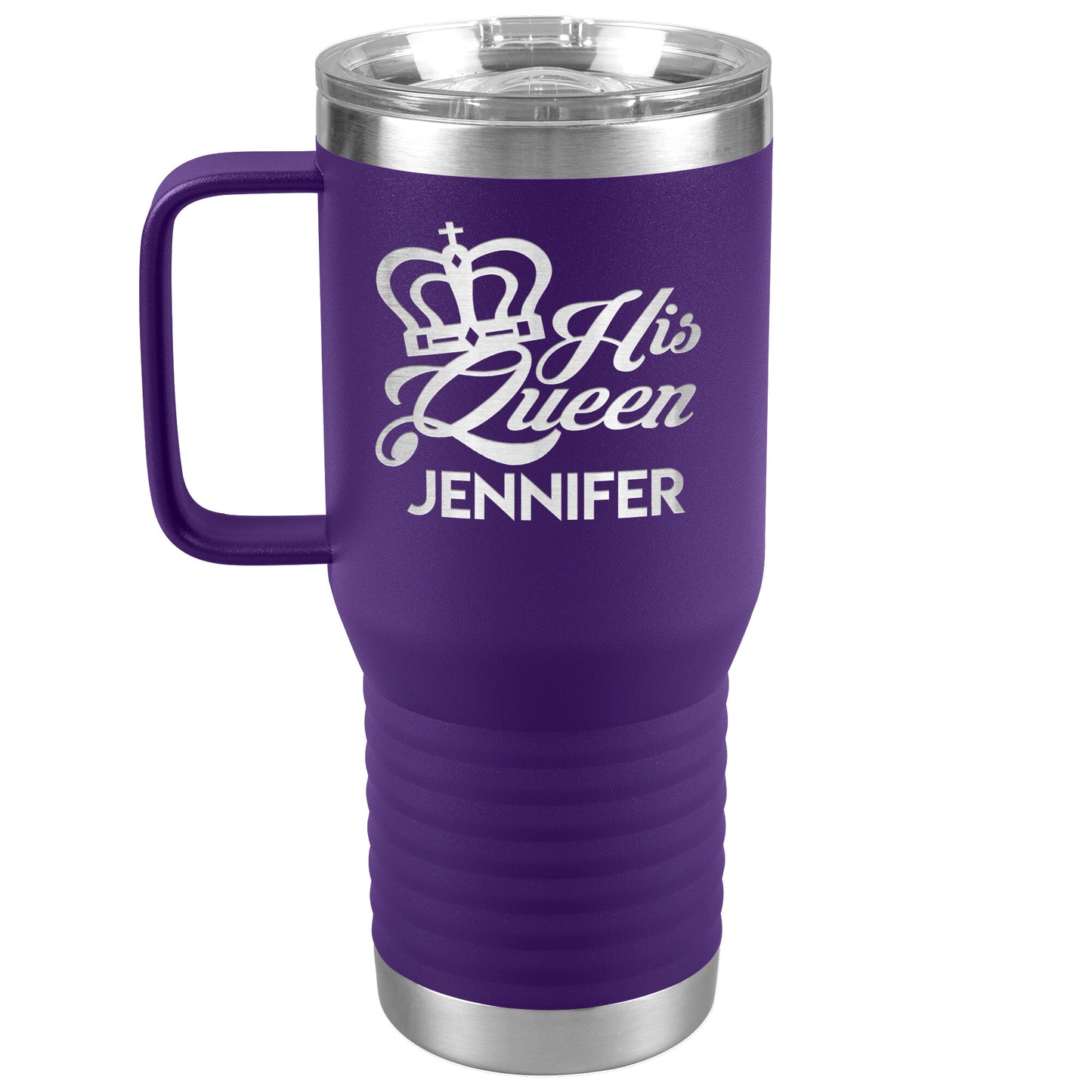 His Queen Name Tumbler