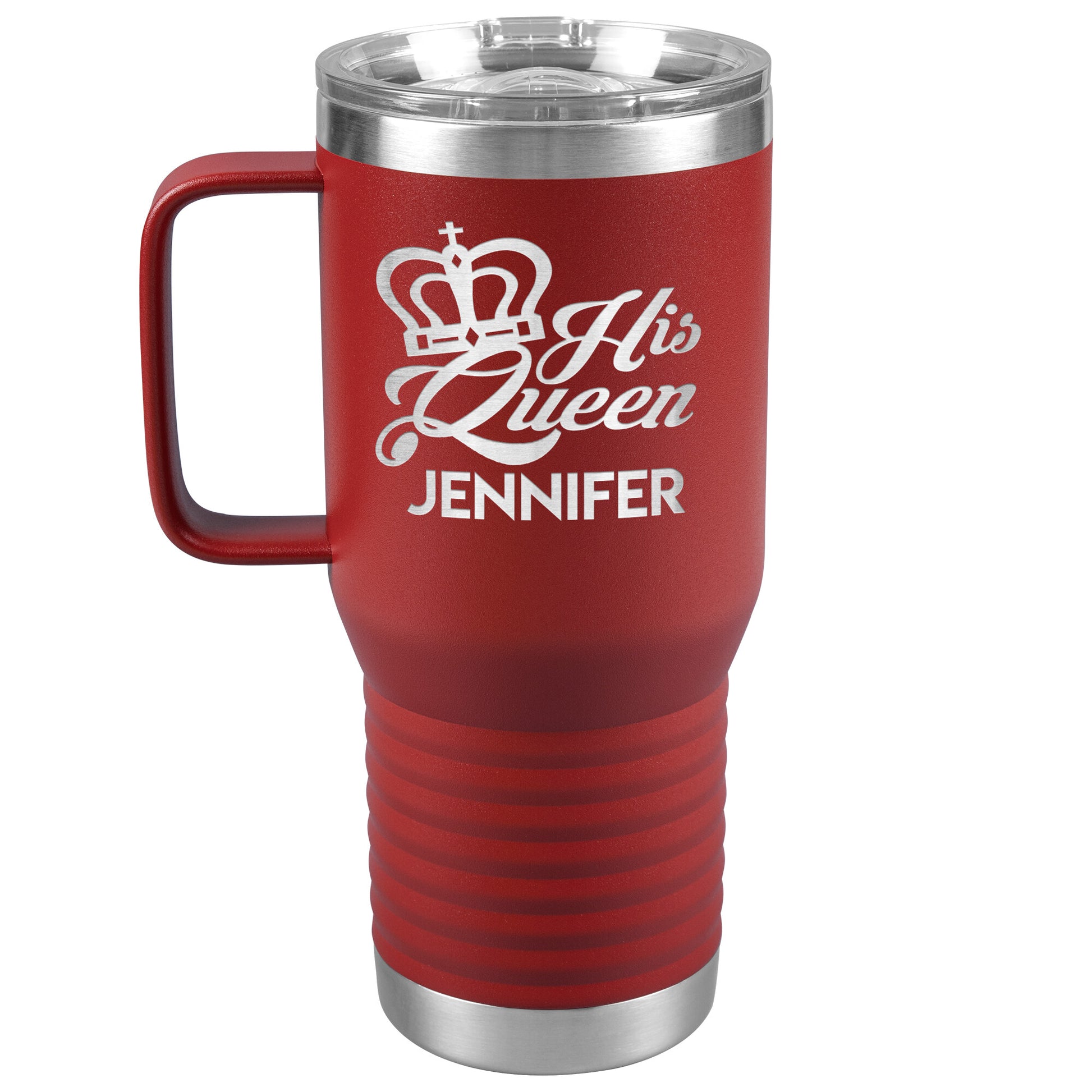 His Queen Name Tumbler
