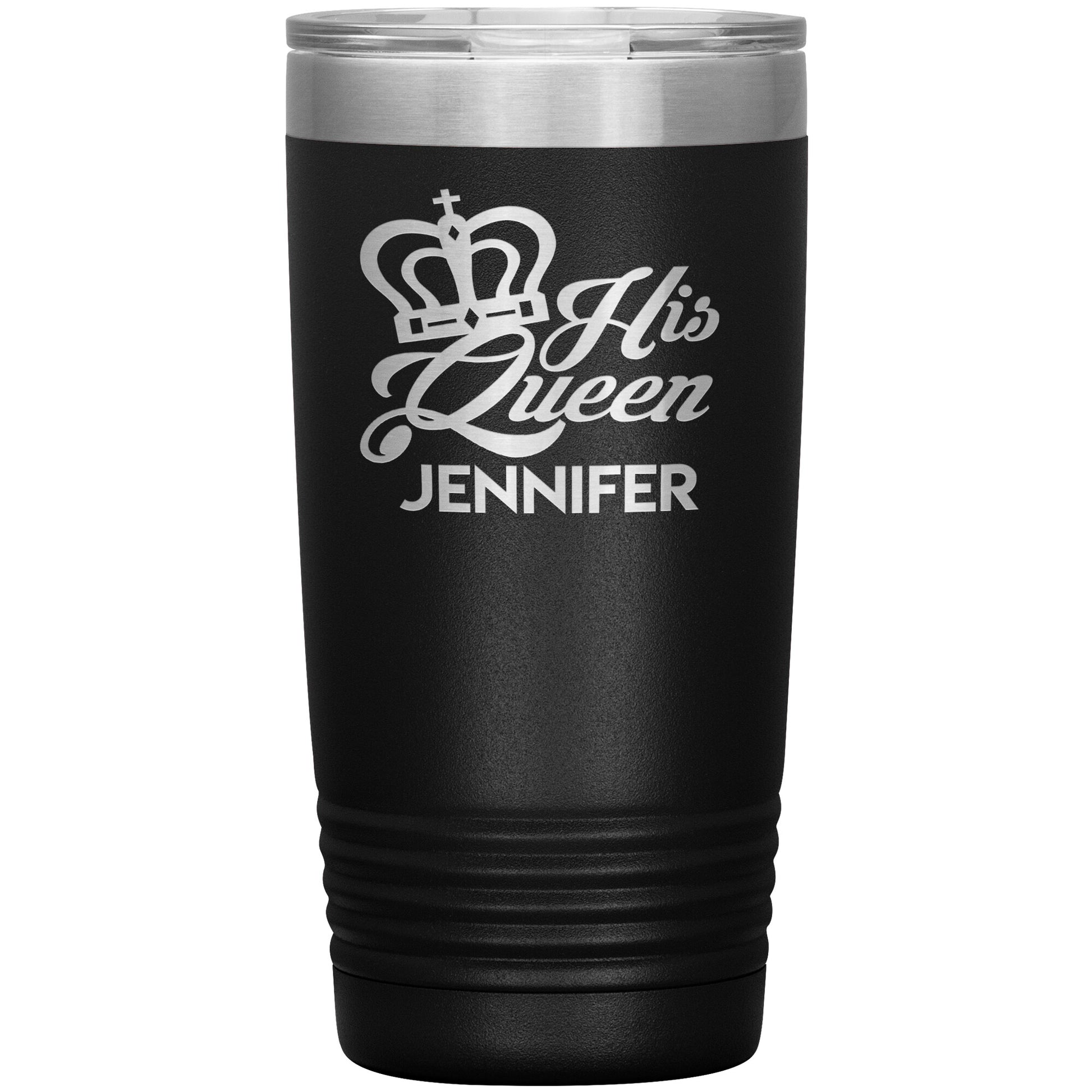 His Queen Name Tumbler