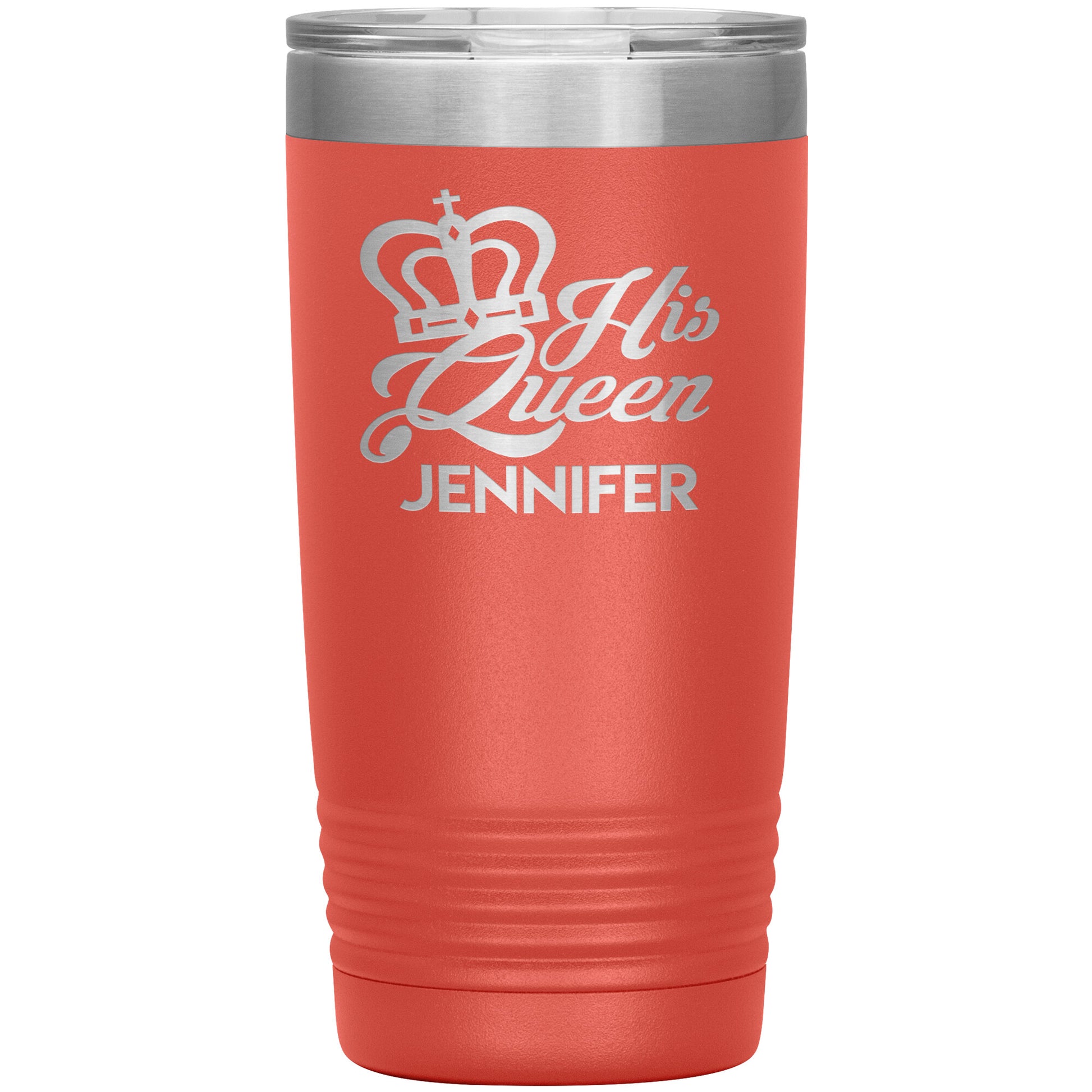 His Queen Name Tumbler