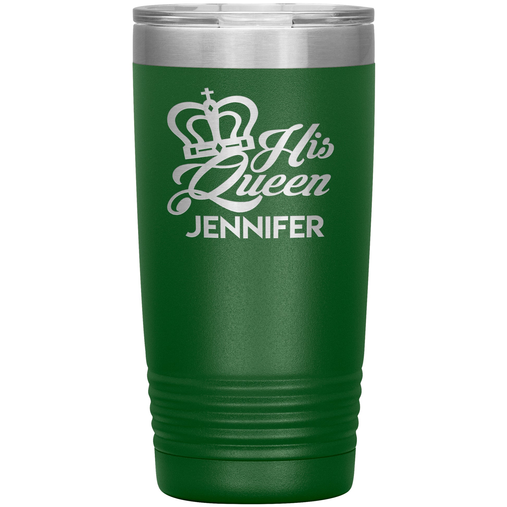 His Queen Name Tumbler