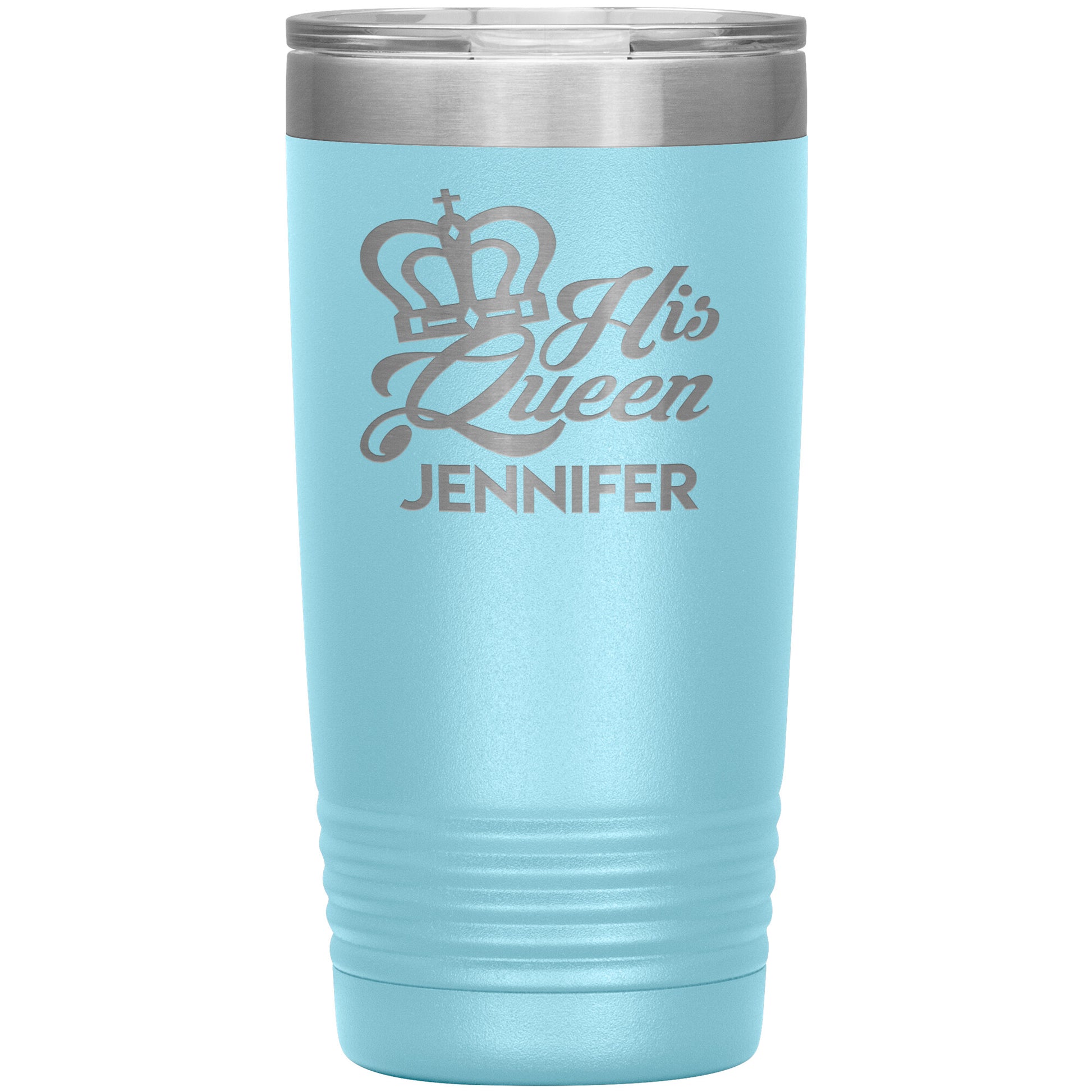 His Queen Name Tumbler