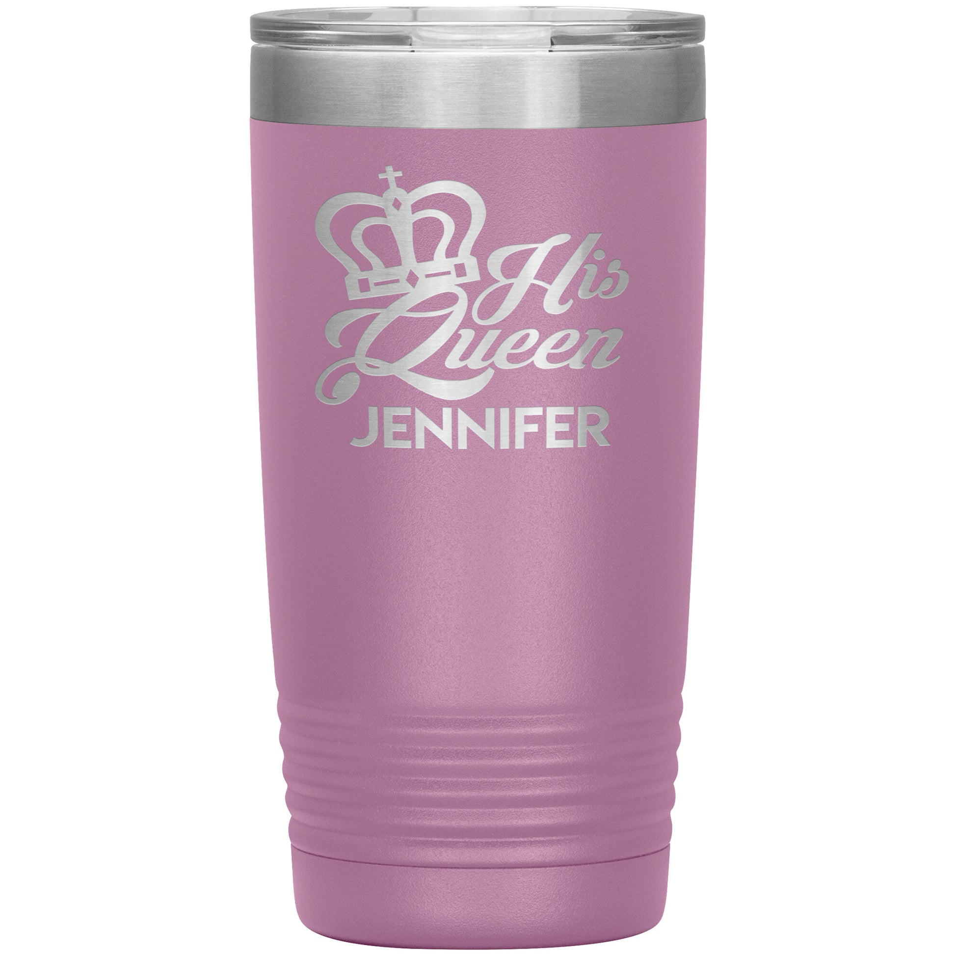 His Queen Name Tumbler