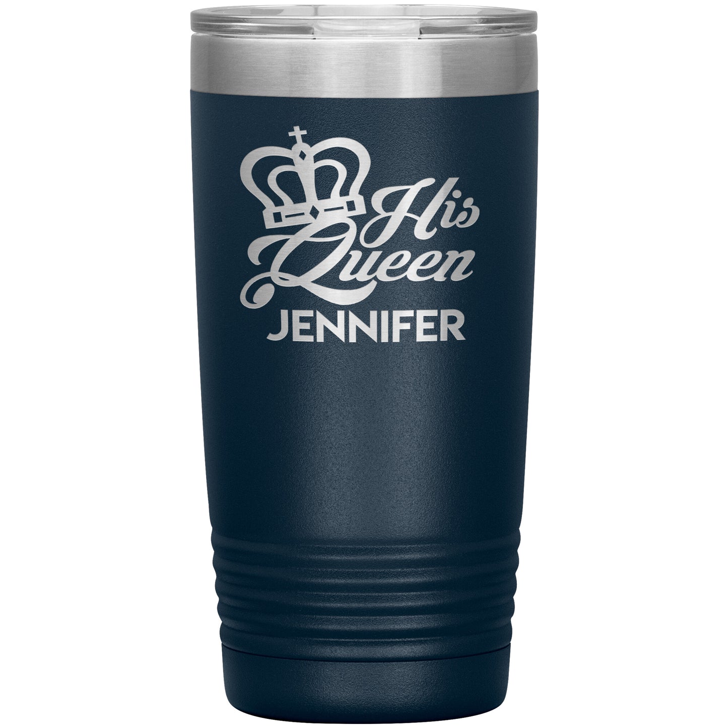 His Queen Name Tumbler
