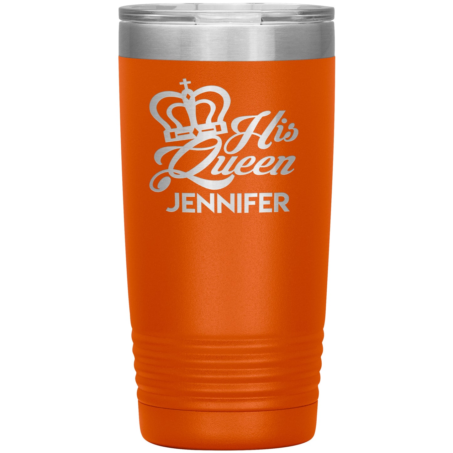 His Queen Name Tumbler