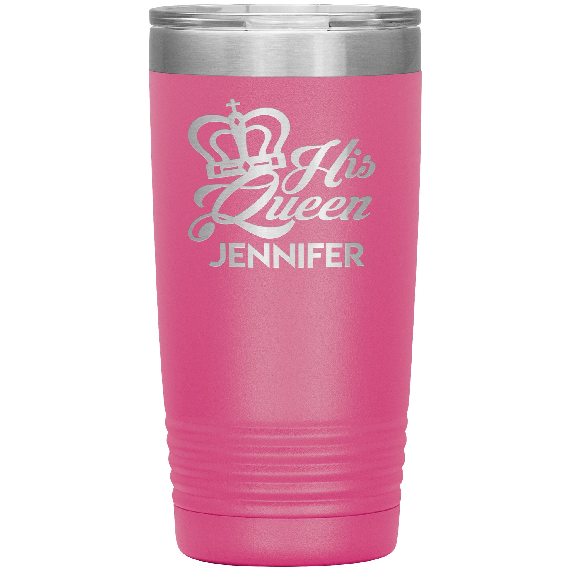 His Queen Name Tumbler