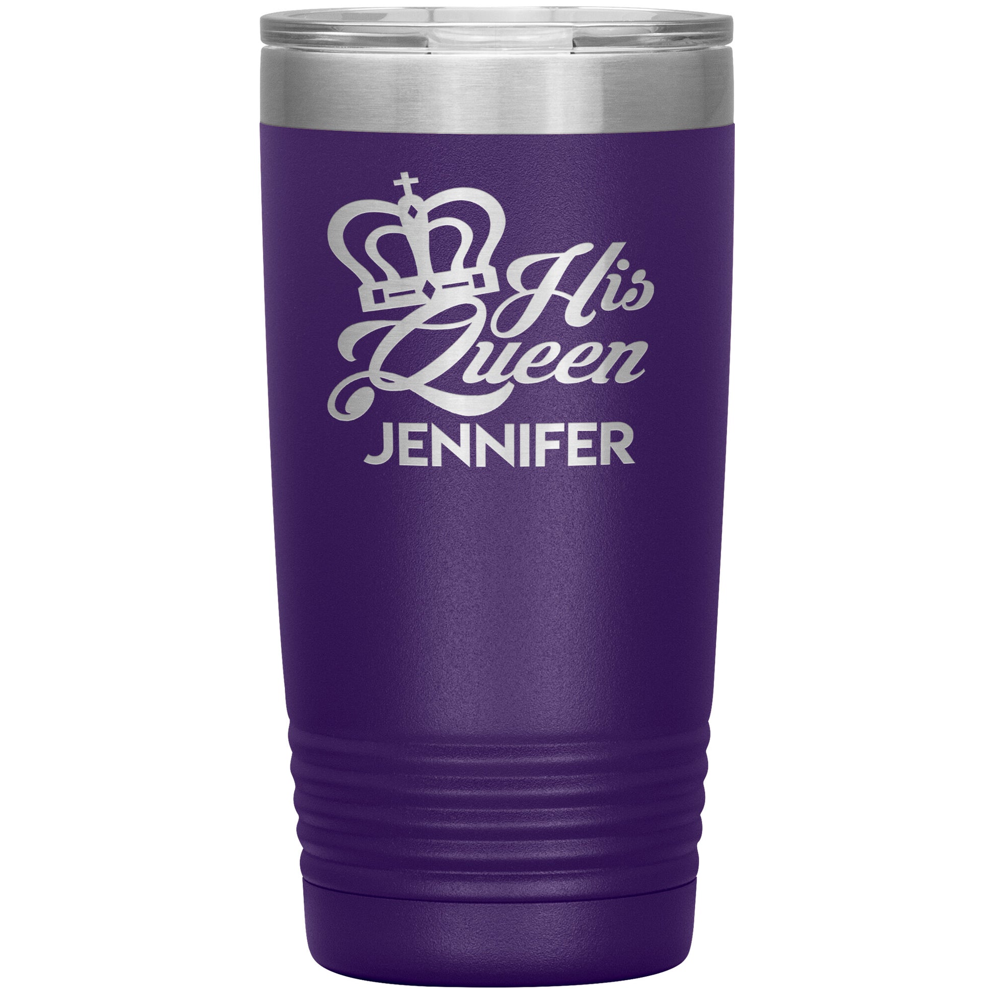 His Queen Name Tumbler