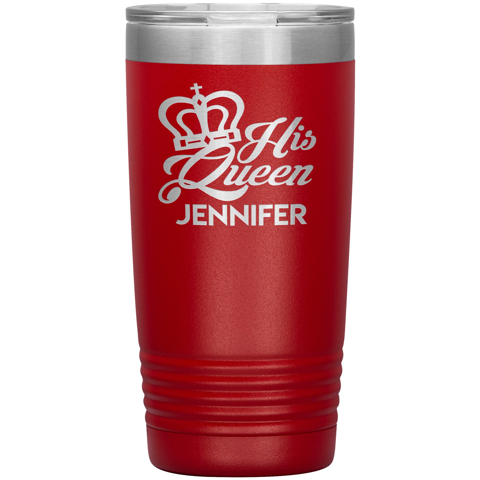 His Queen Name Tumbler