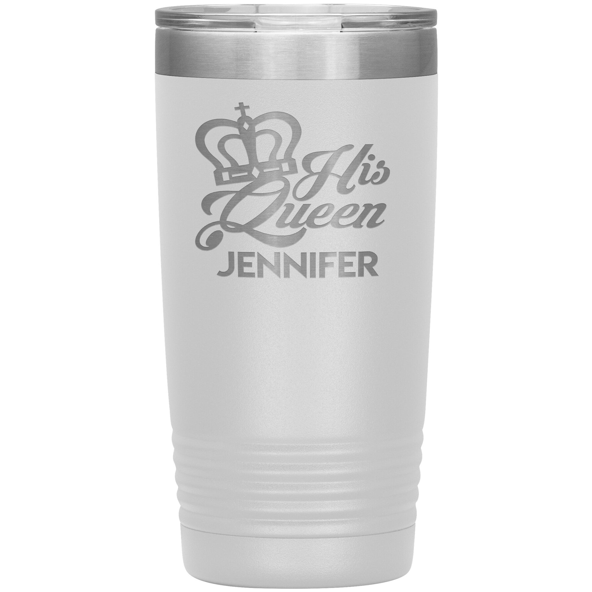 His Queen Name Tumbler