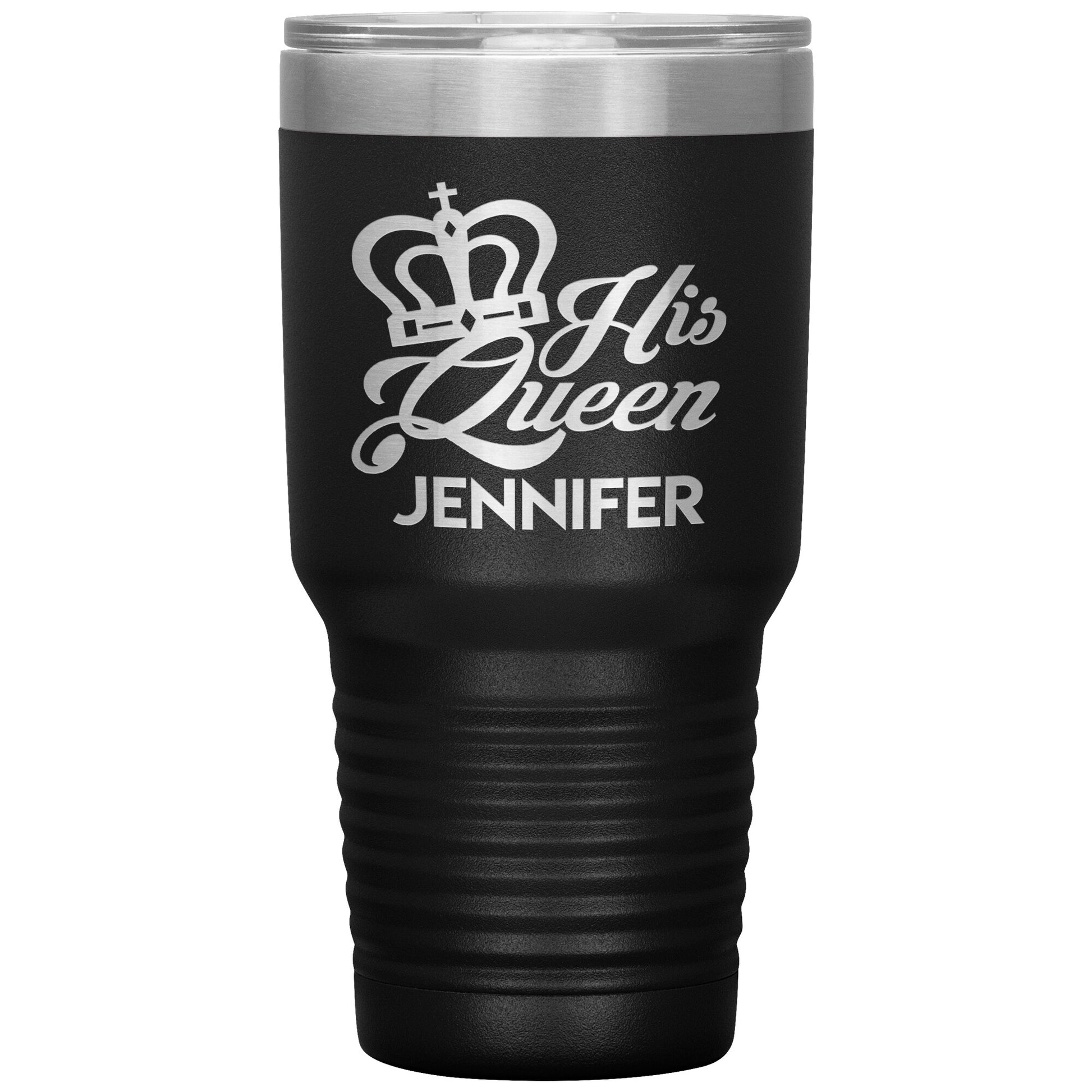 His Queen Name Tumbler