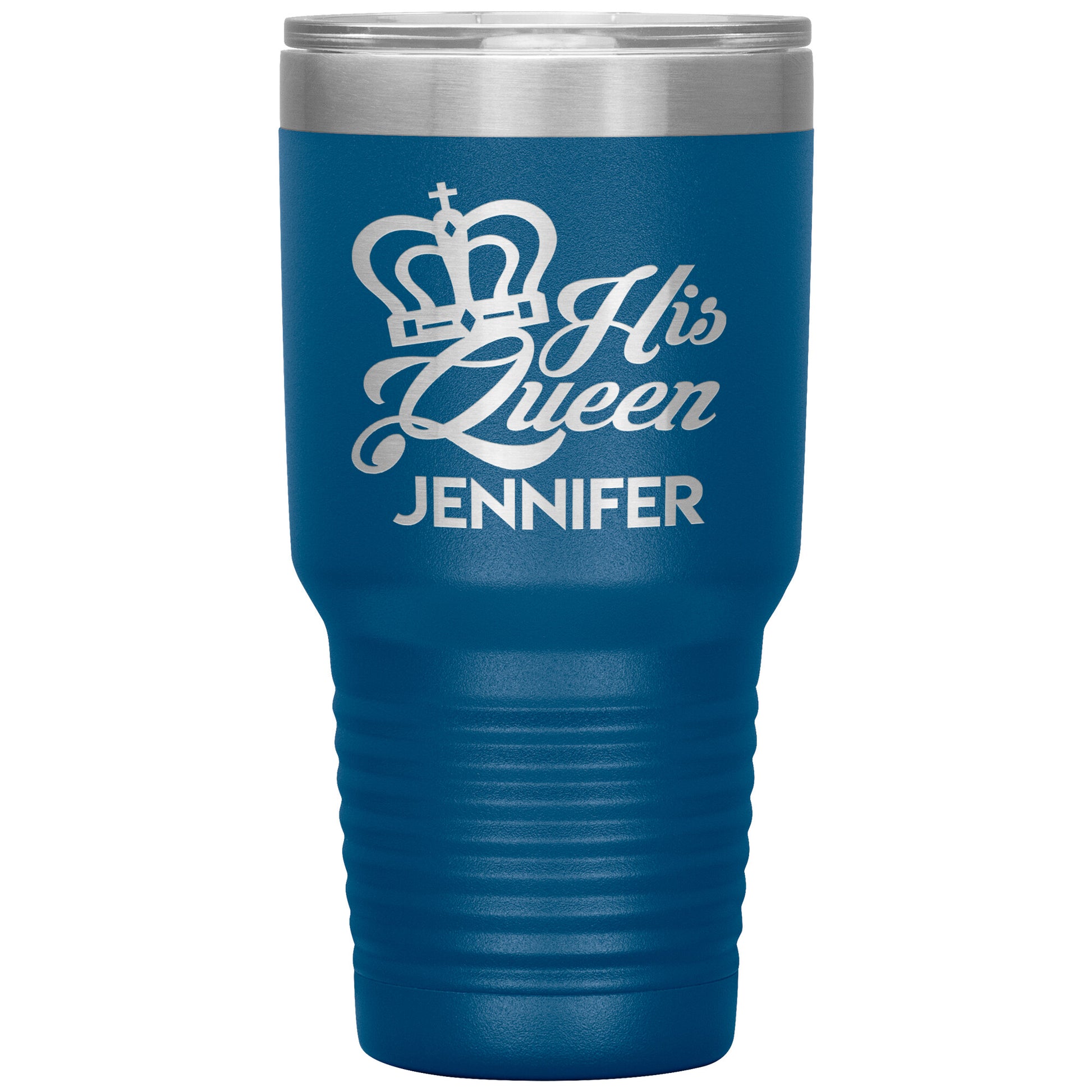His Queen Name Tumbler