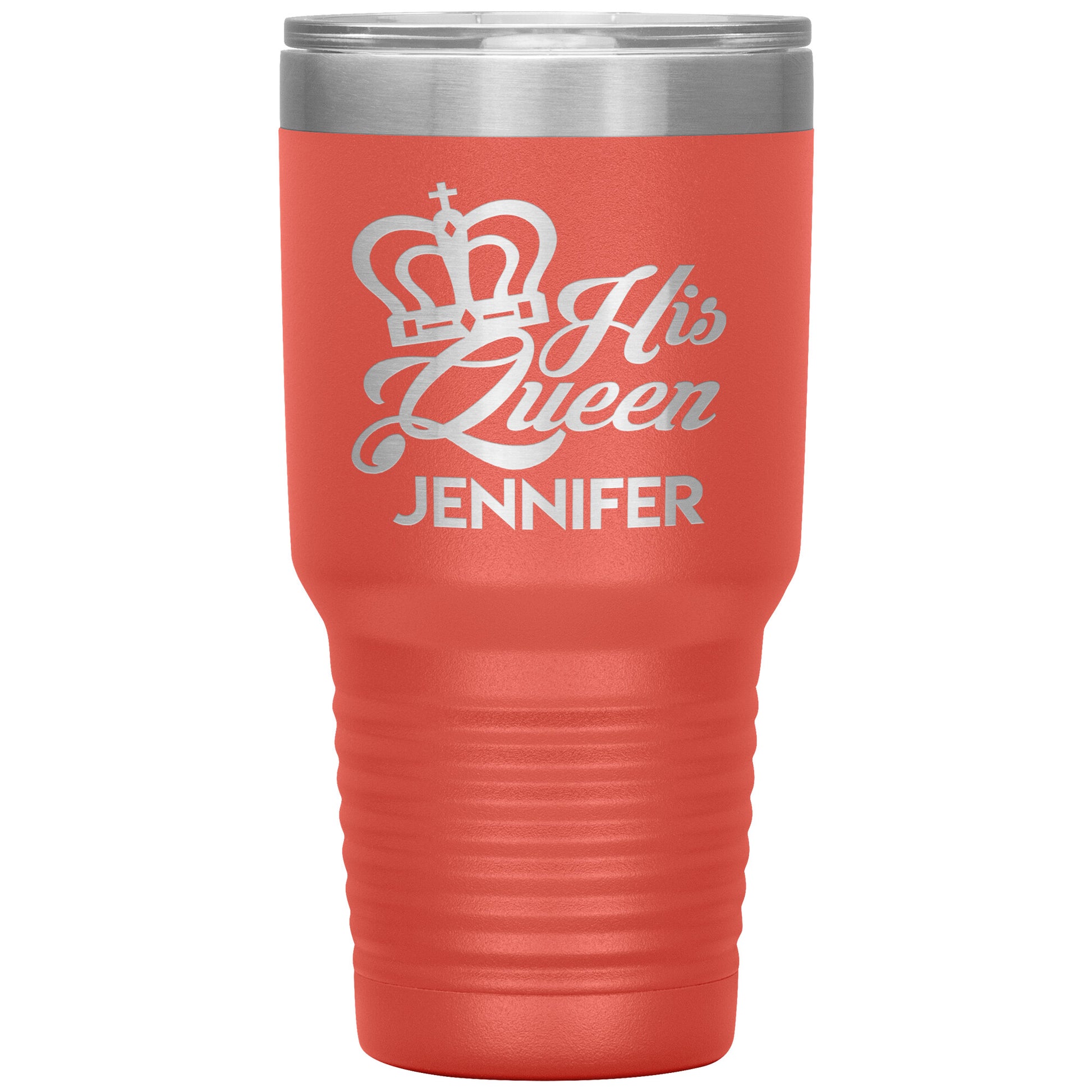 His Queen Name Tumbler