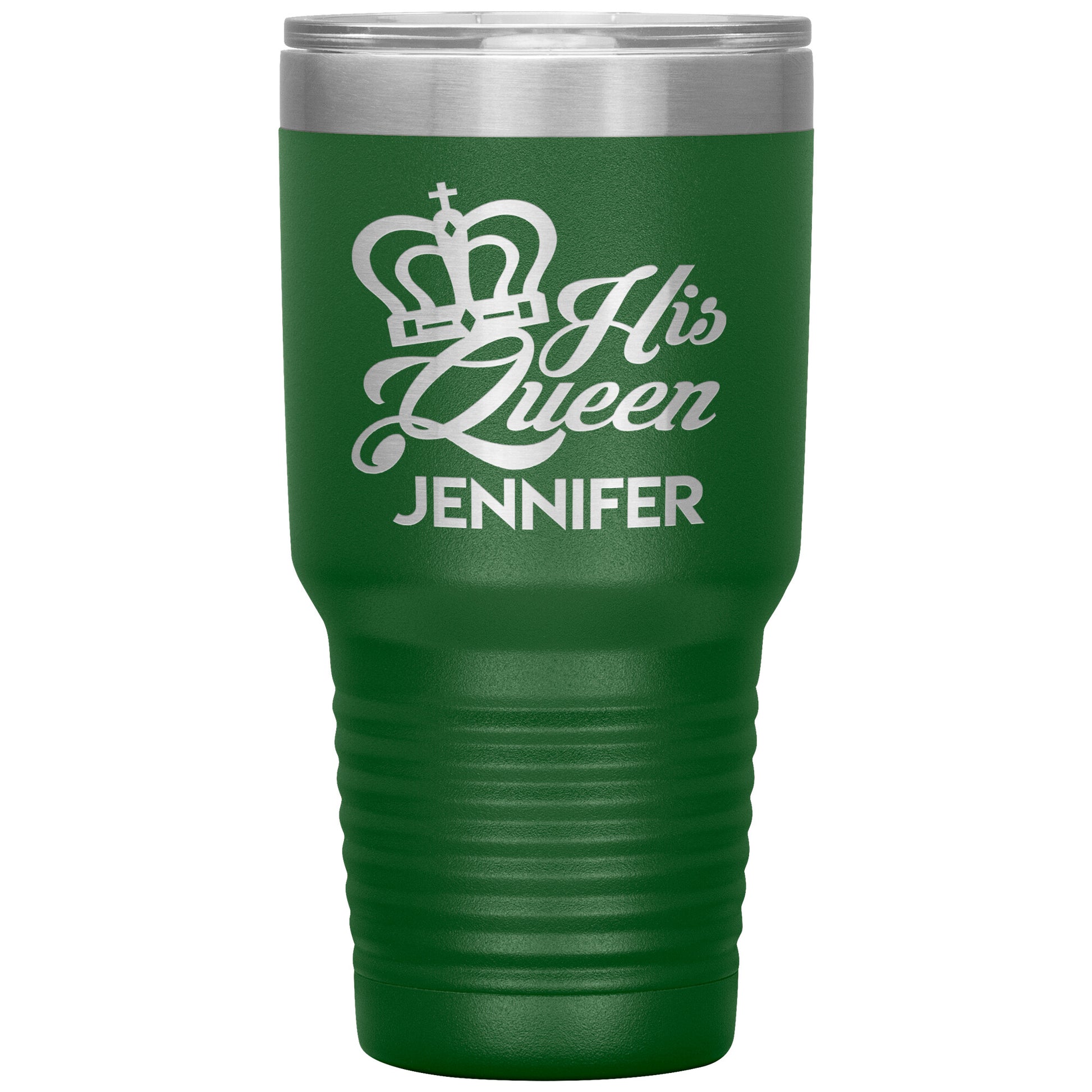His Queen Name Tumbler