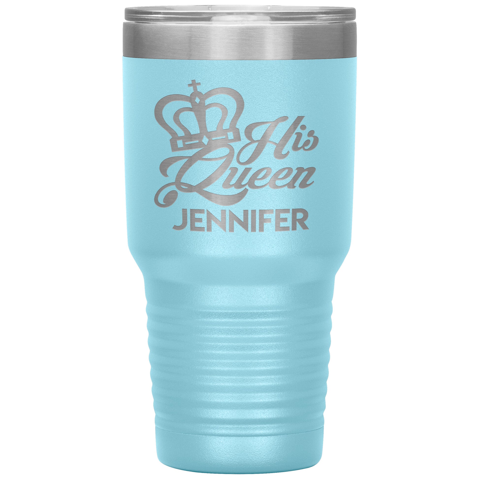 His Queen Name Tumbler