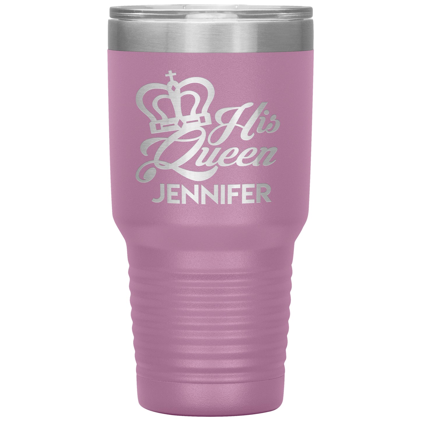 His Queen Name Tumbler