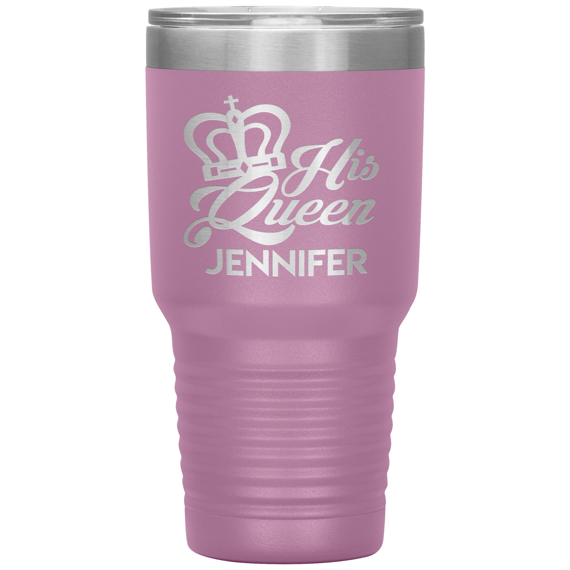 His Queen Name Tumbler