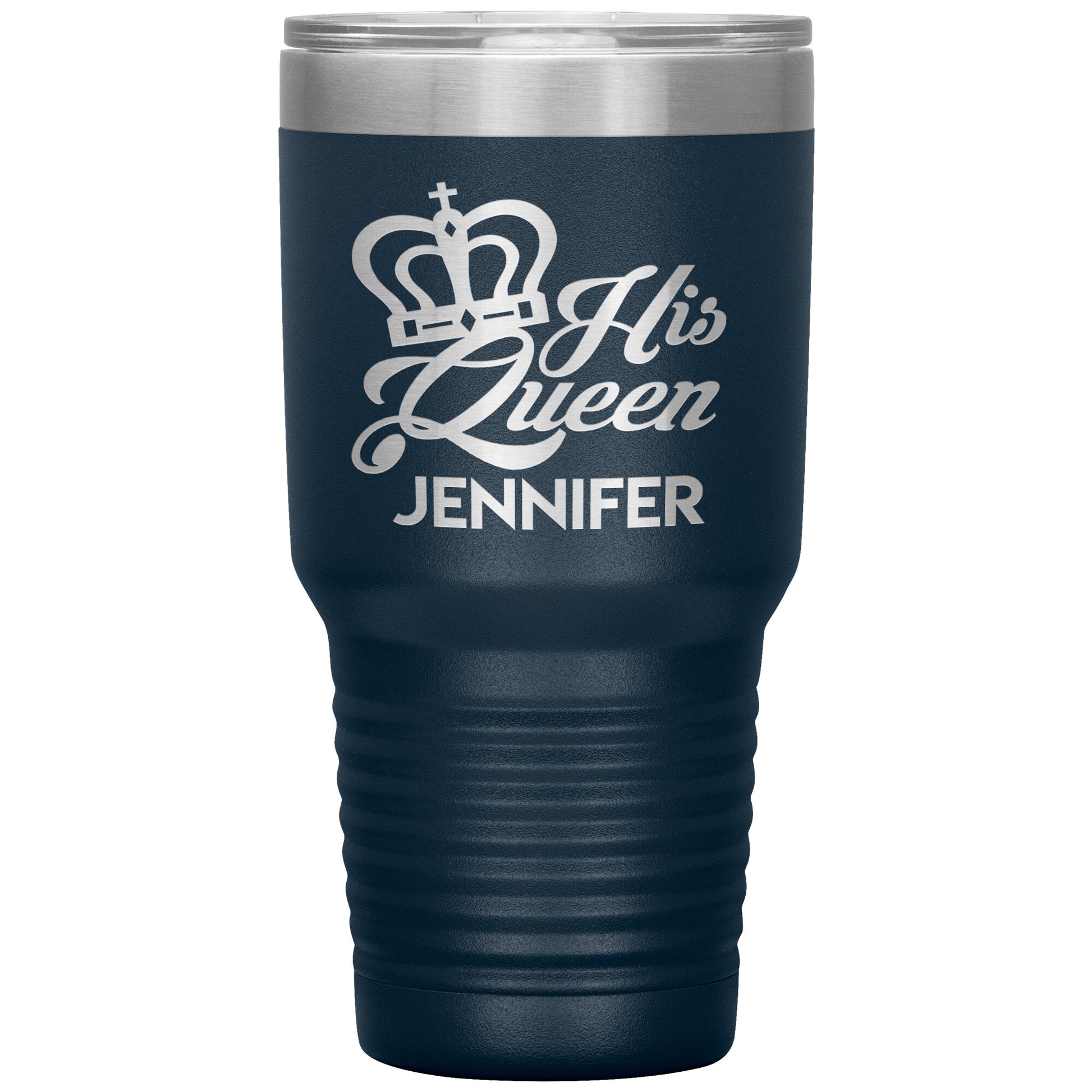 His Queen Name Tumbler