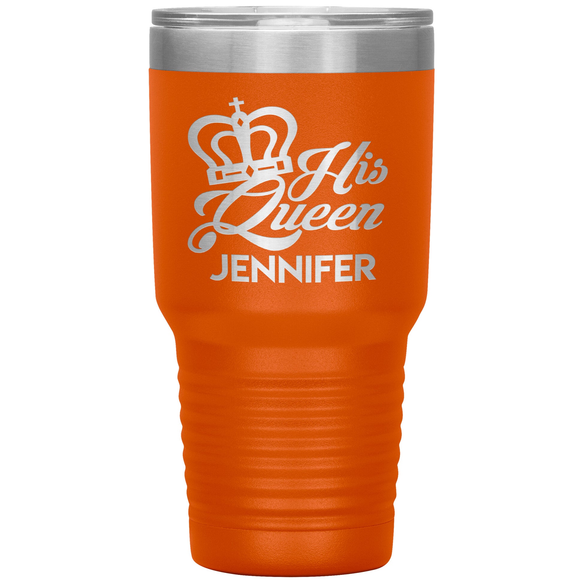 His Queen Name Tumbler