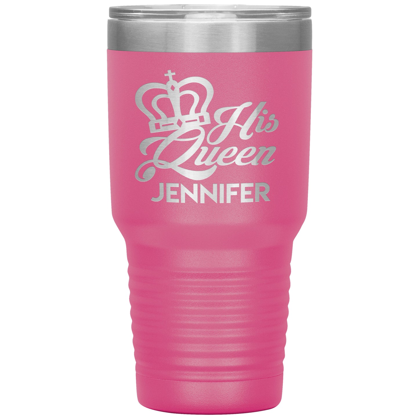 His Queen Name Tumbler