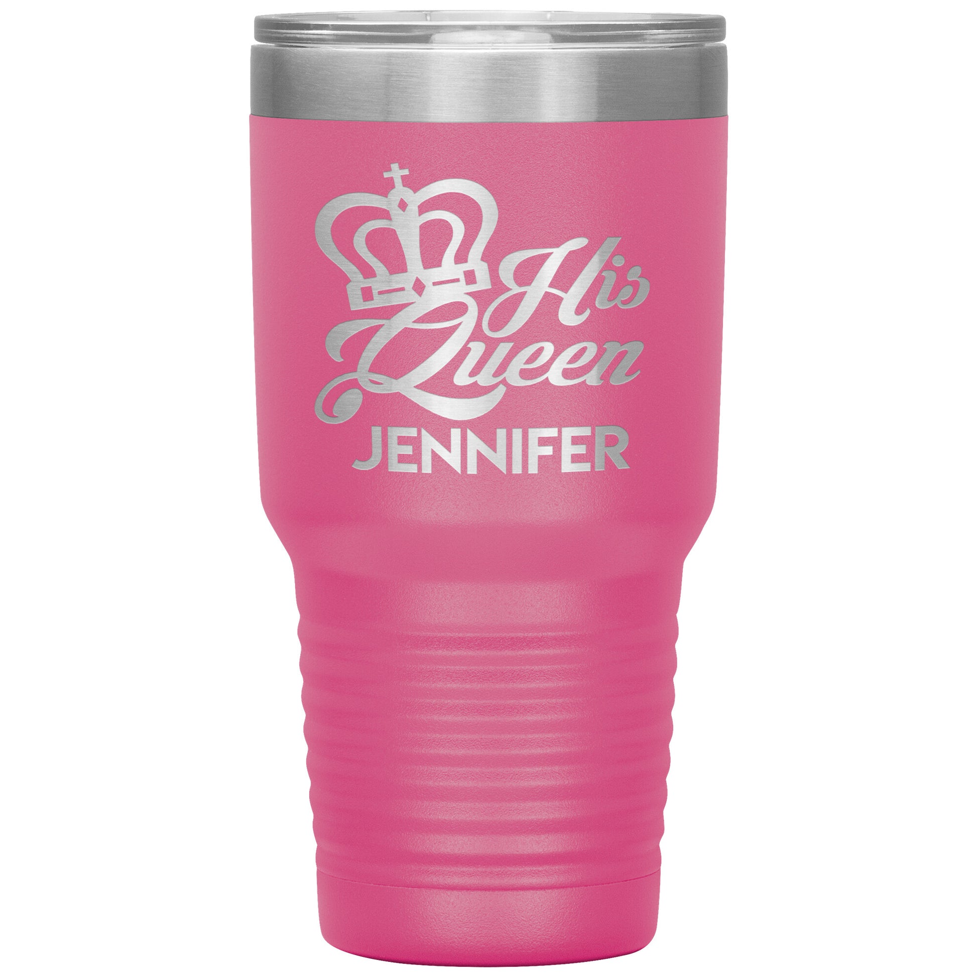His Queen Name Tumbler