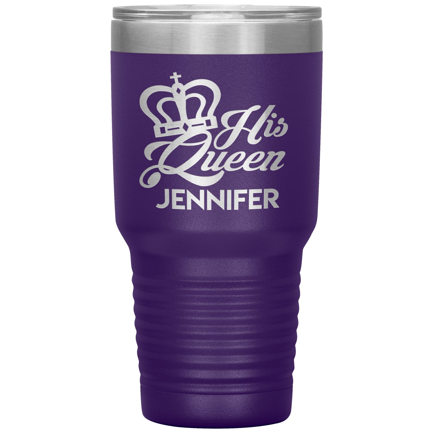 His Queen Name Tumbler