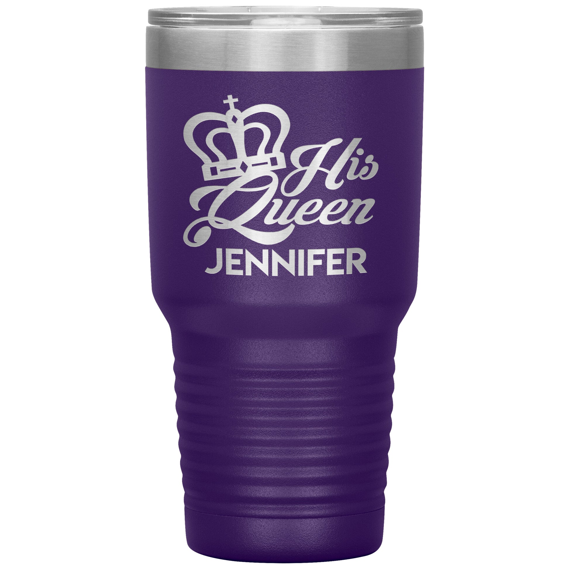 His Queen Name Tumbler