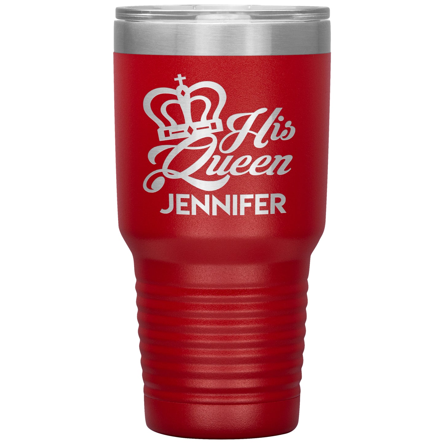 His Queen Name Tumbler