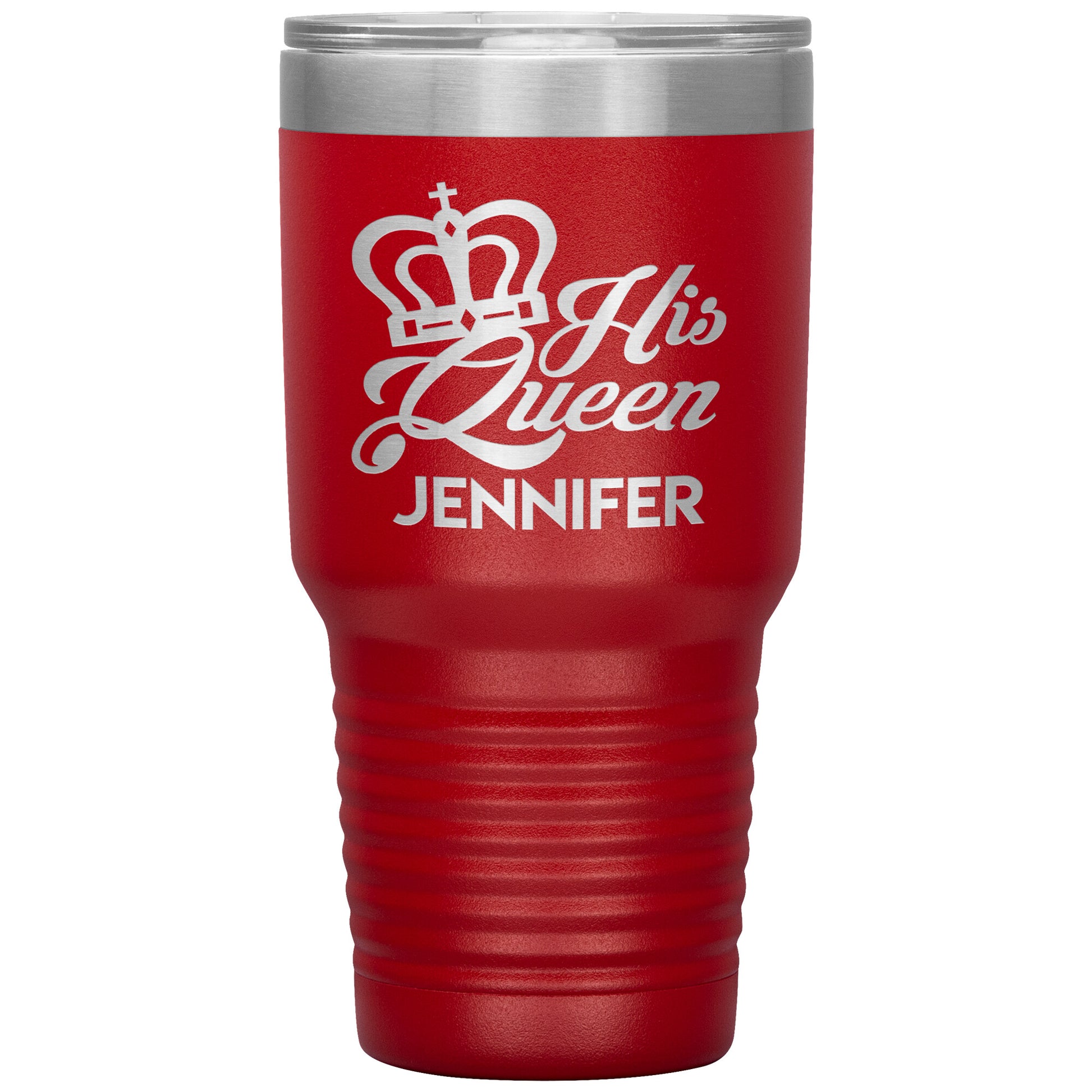 His Queen Name Tumbler