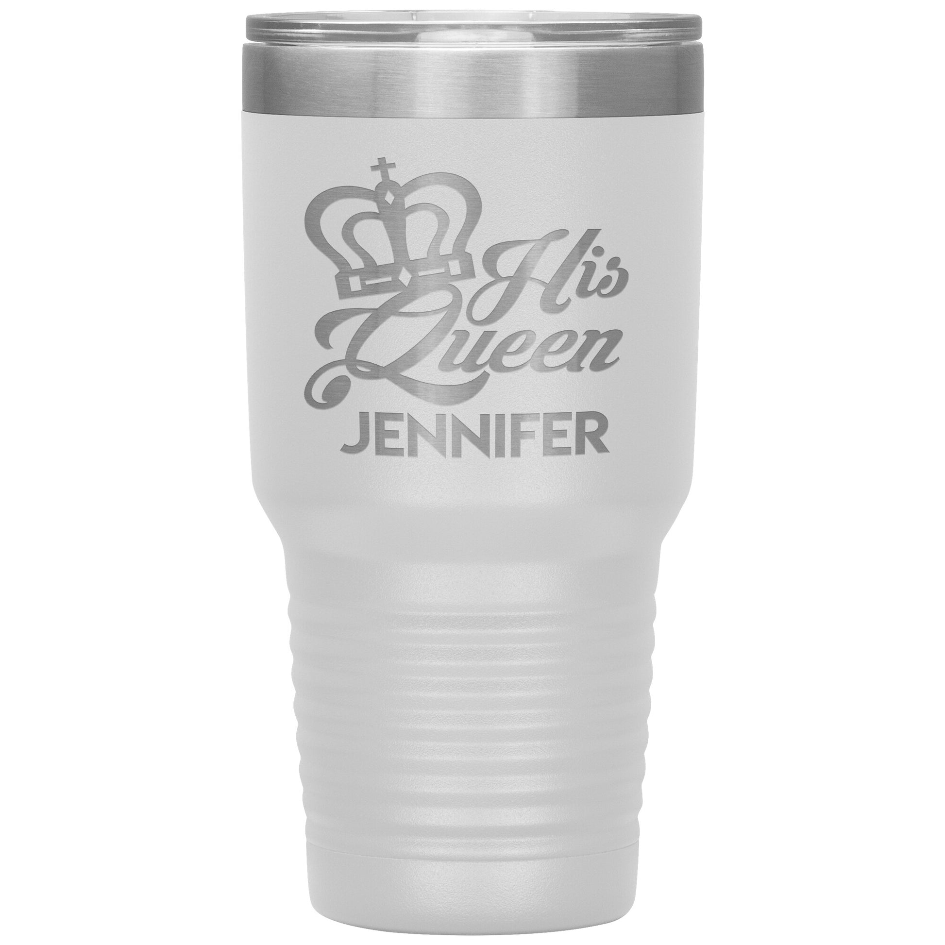 His Queen Name Tumbler