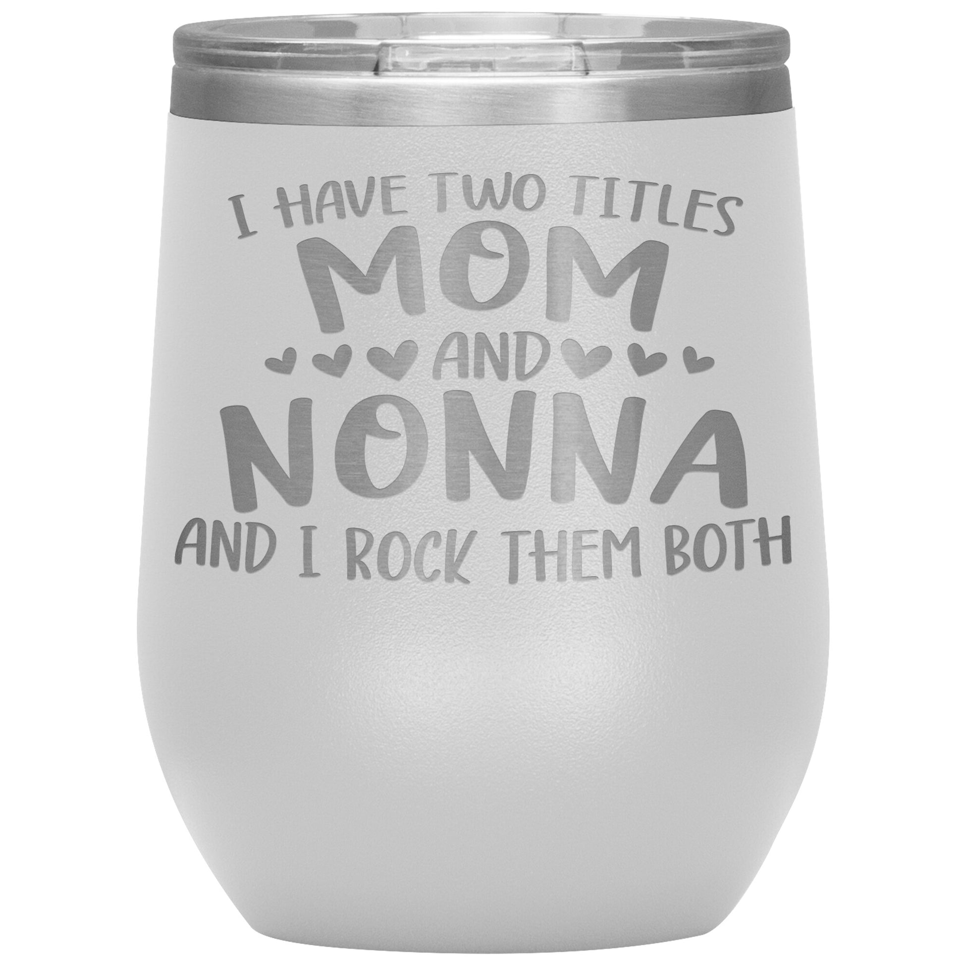 I Have Two Titles - Mom & Nonna Tumbler