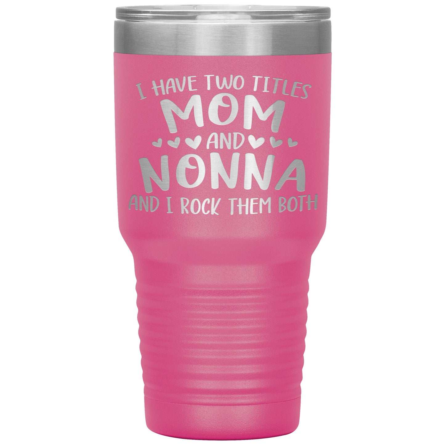 I Have Two Titles - Mom & Nonna Tumbler