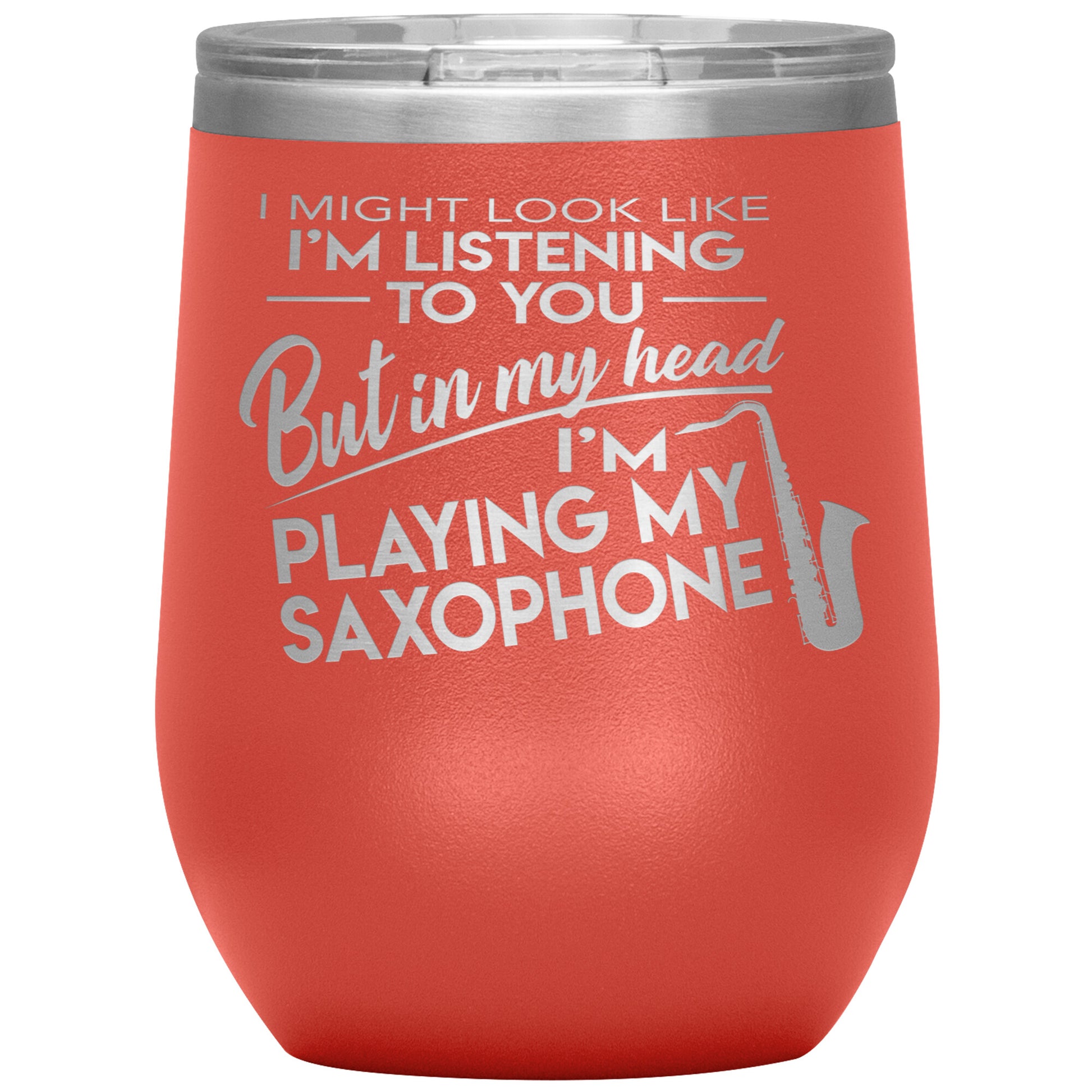 I Might Look Like Playing Saxophone Tumbler