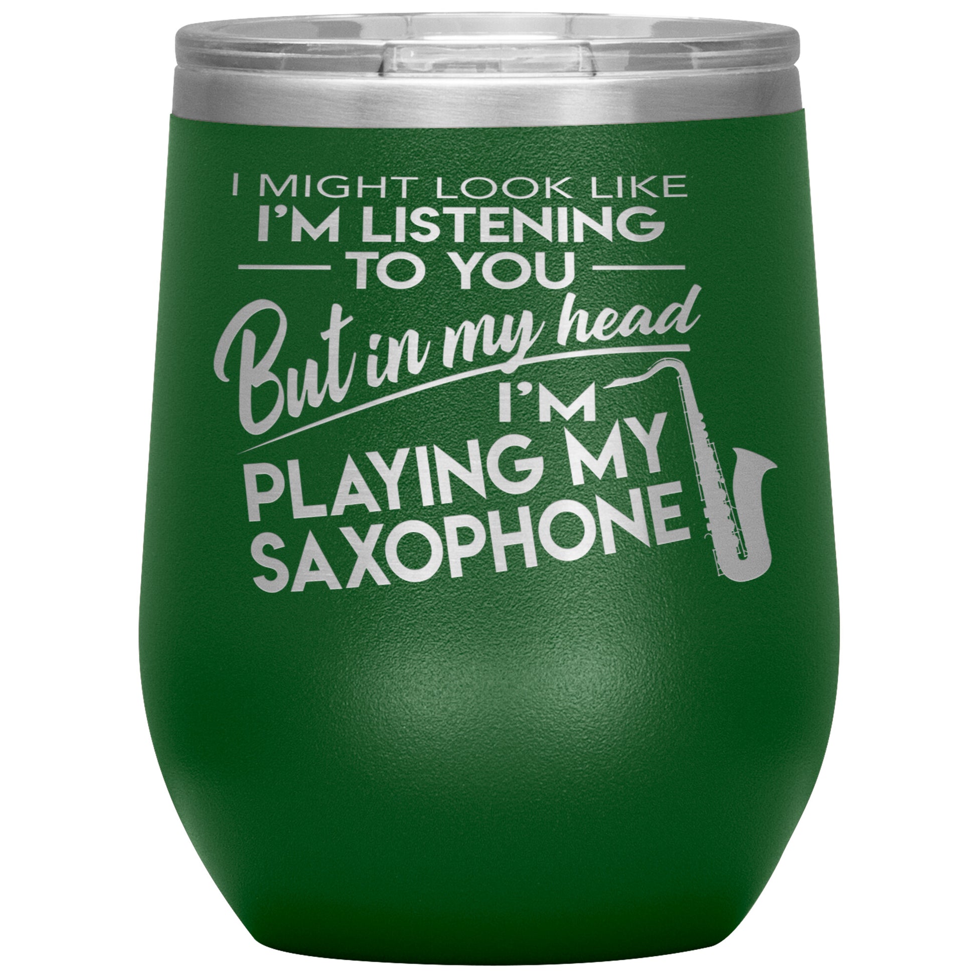 I Might Look Like Playing Saxophone Tumbler