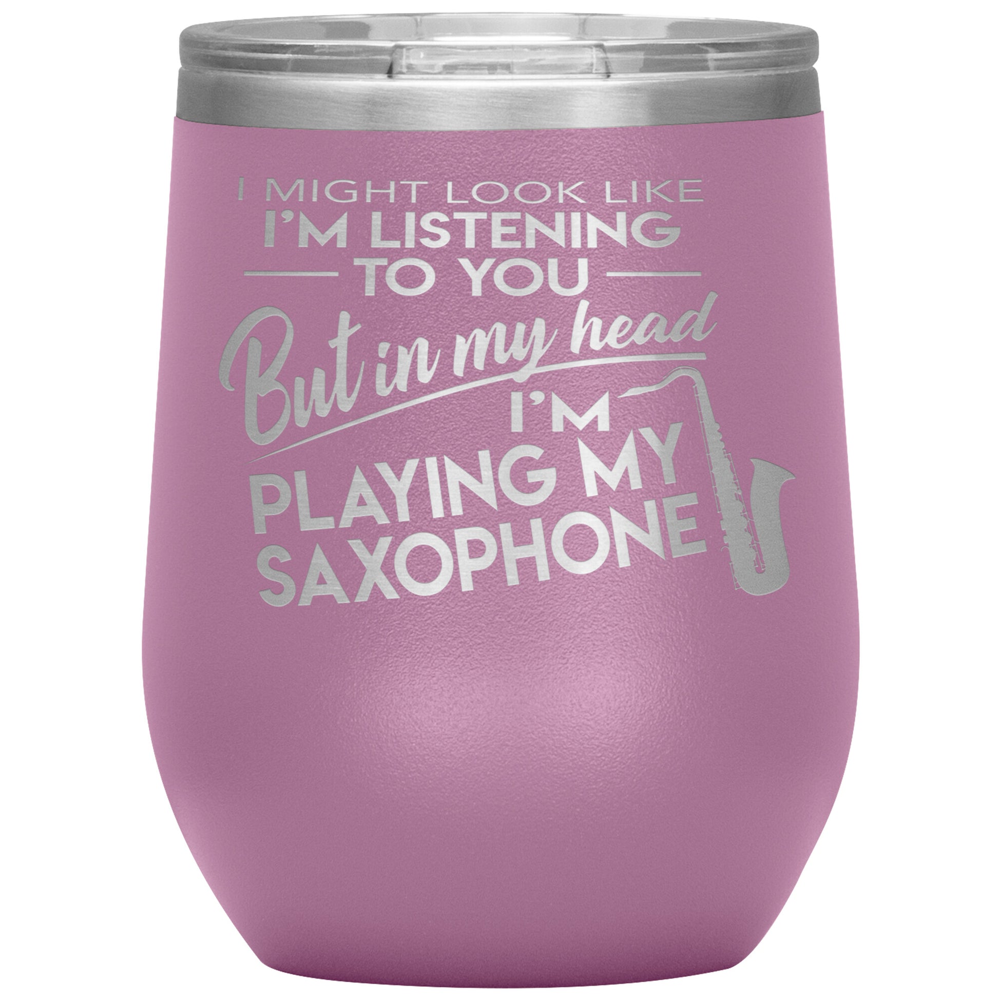 I Might Look Like Playing Saxophone Tumbler