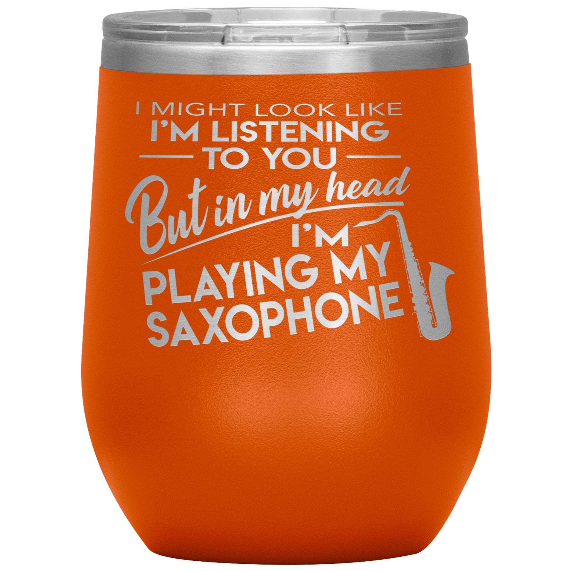 I Might Look Like Playing Saxophone Tumbler