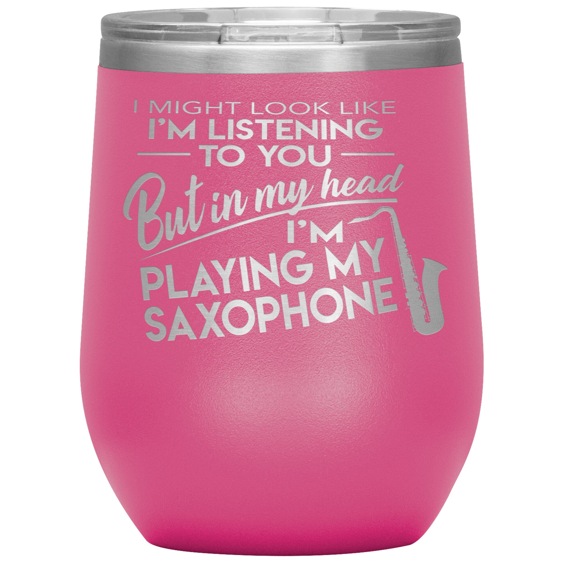 I Might Look Like Playing Saxophone Tumbler