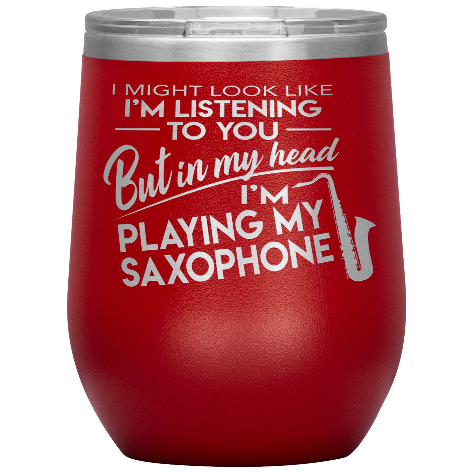 I Might Look Like Playing Saxophone Tumbler