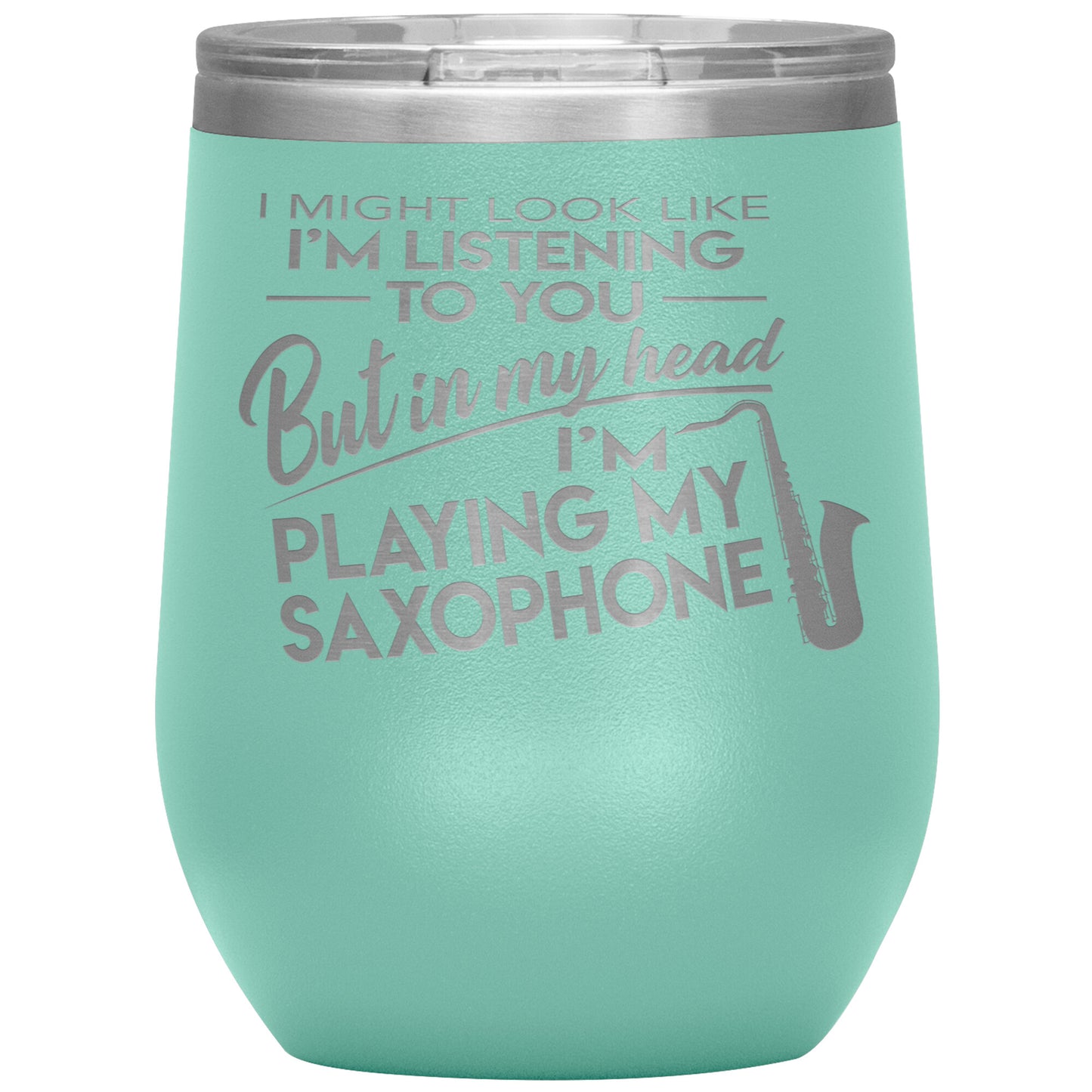I Might Look Like Playing Saxophone Tumbler