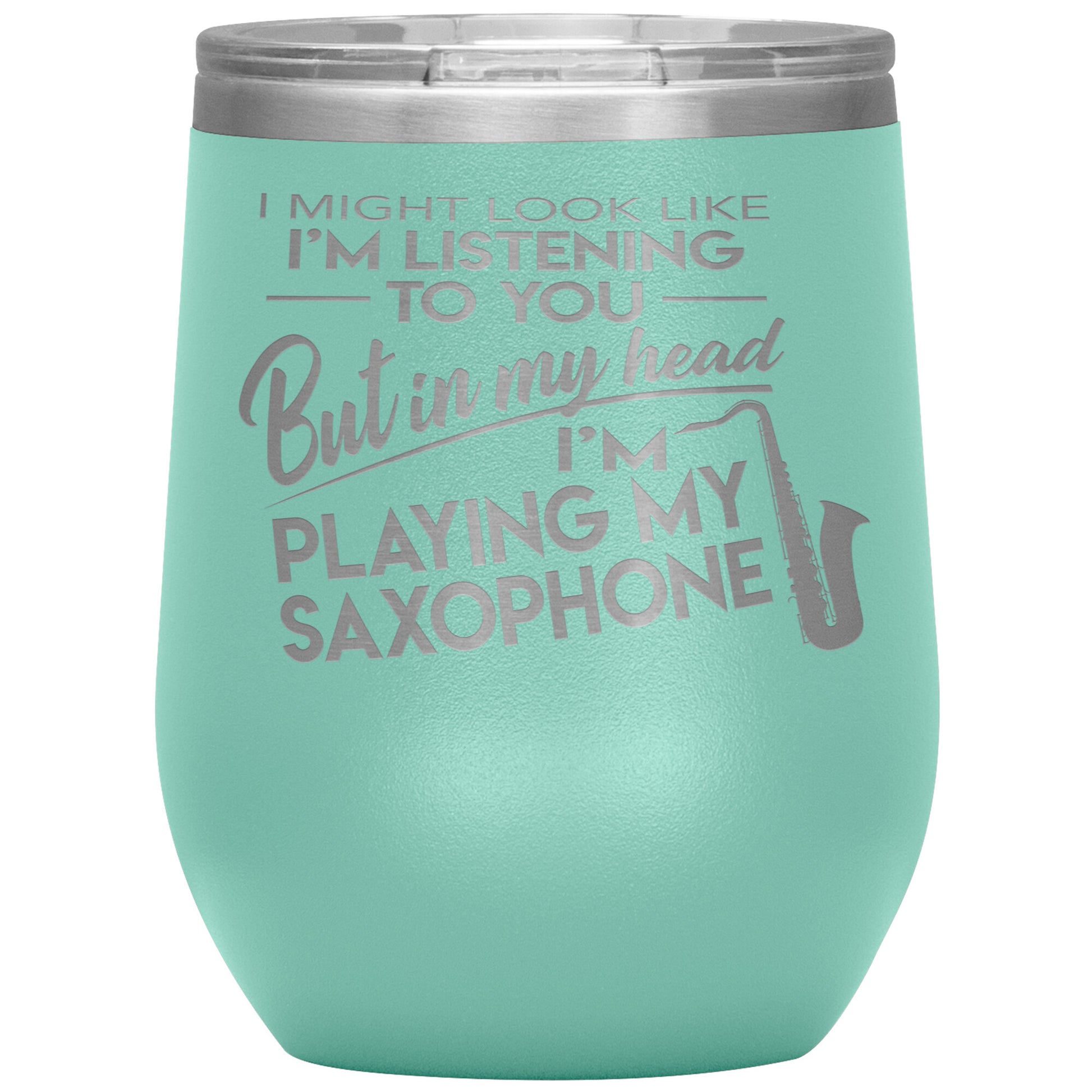 I Might Look Like Playing Saxophone Tumbler