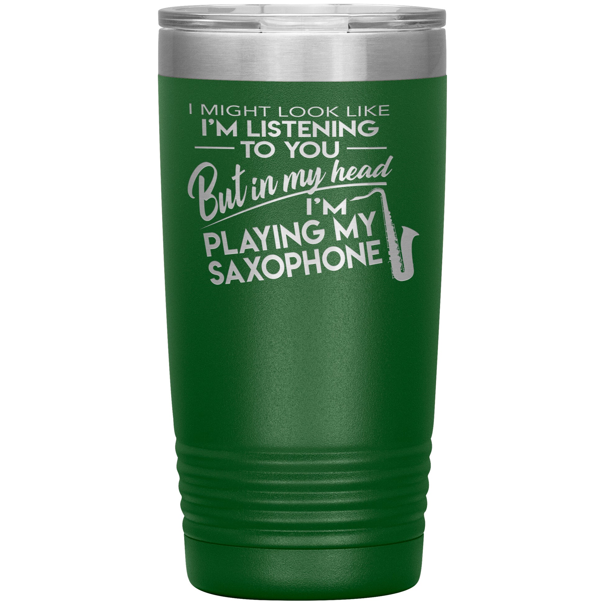 I Might Look Like Playing Saxophone Tumbler