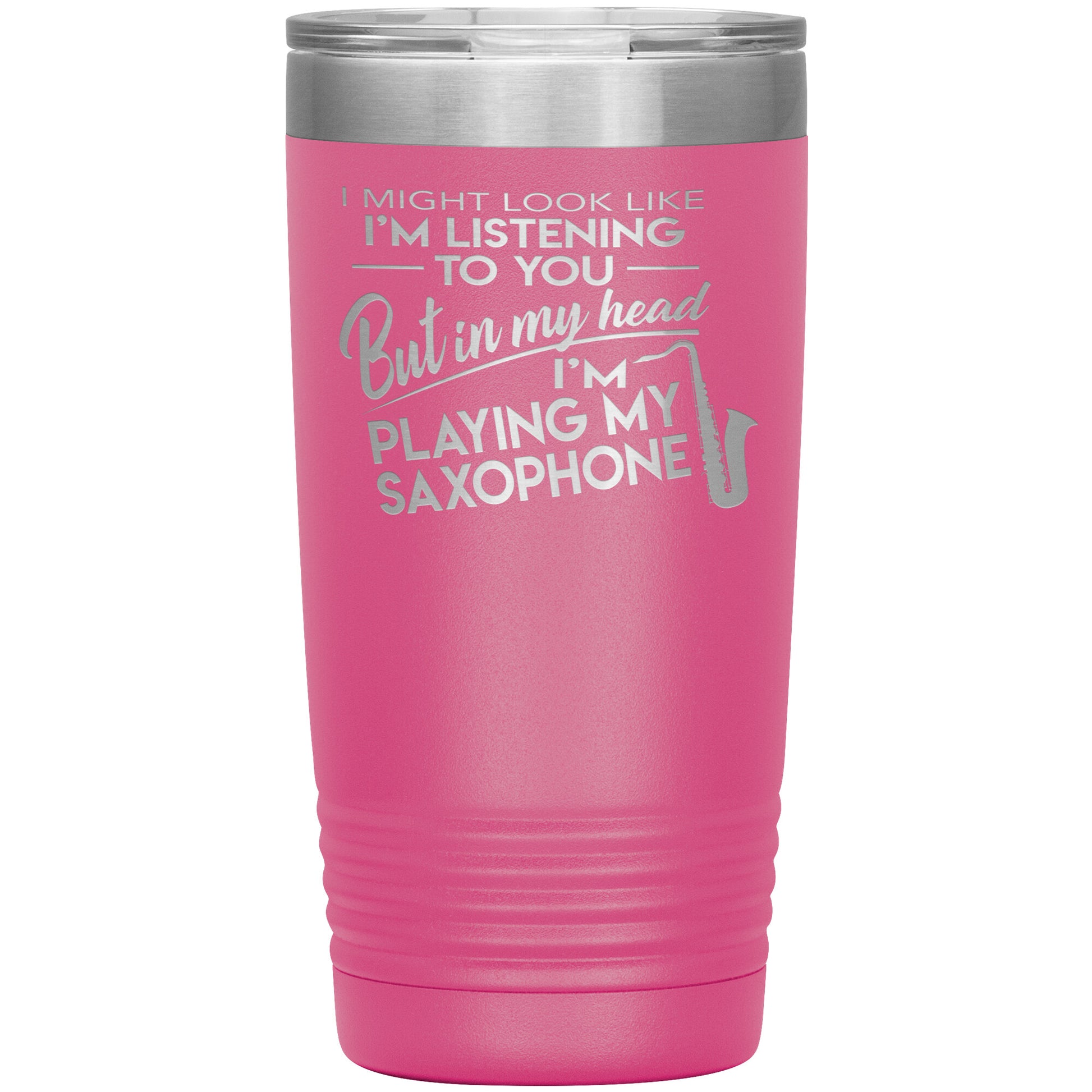 I Might Look Like Playing Saxophone Tumbler