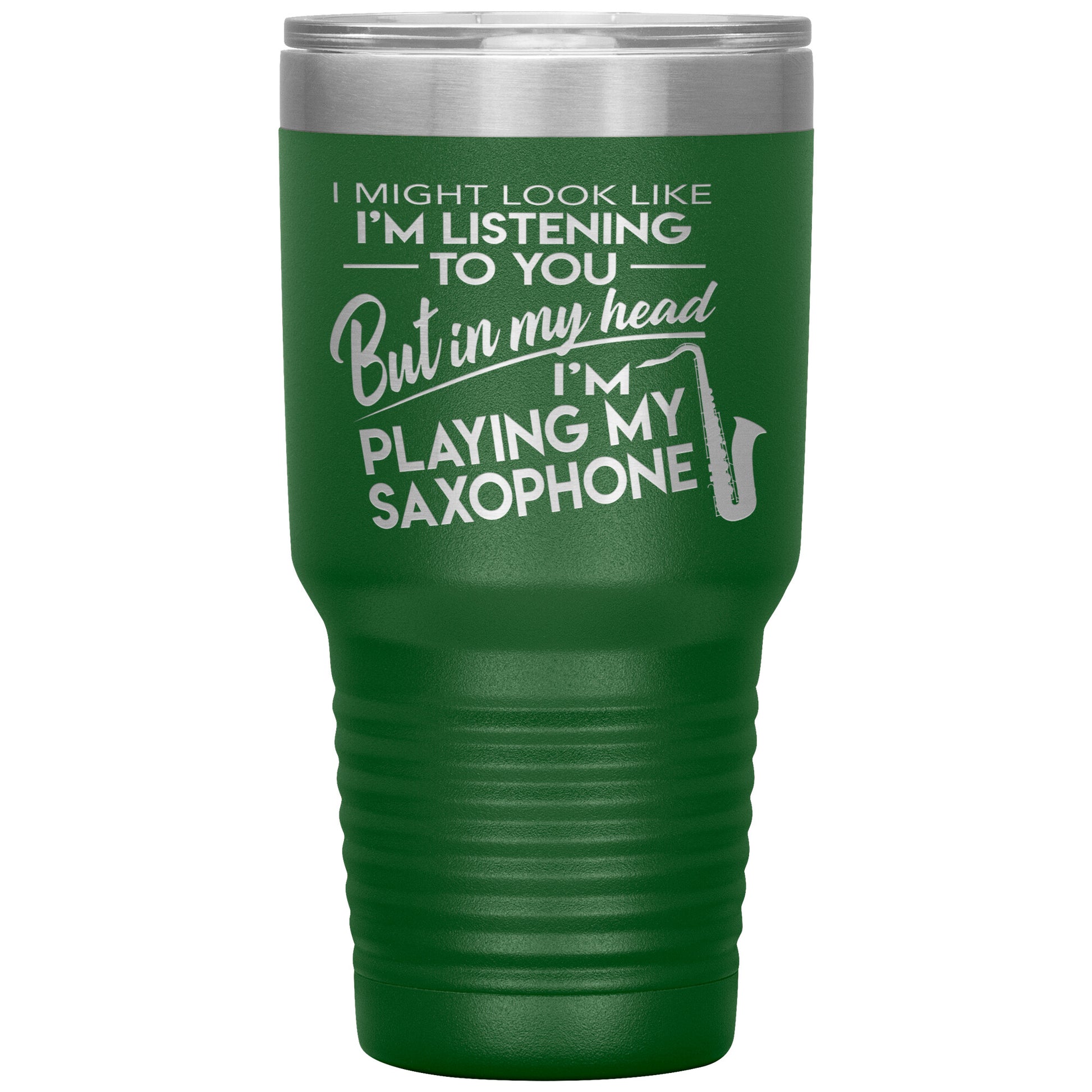 I Might Look Like Playing Saxophone Tumbler