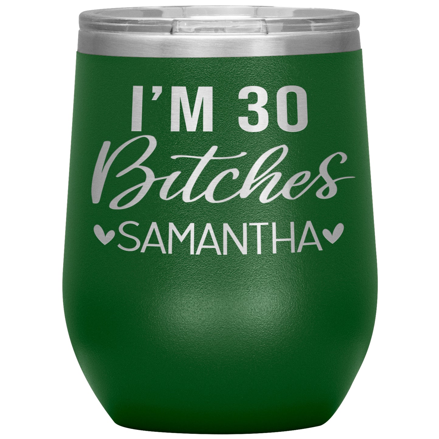 I'm 30 Bitches Birthday Tumbler