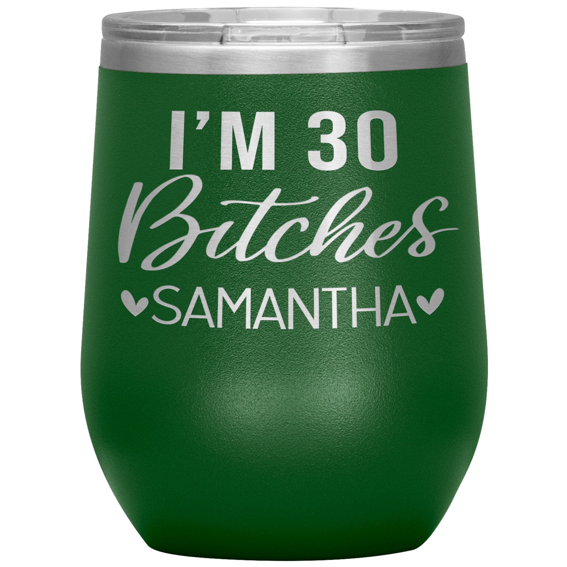 I'm 30 Bitches Birthday Tumbler
