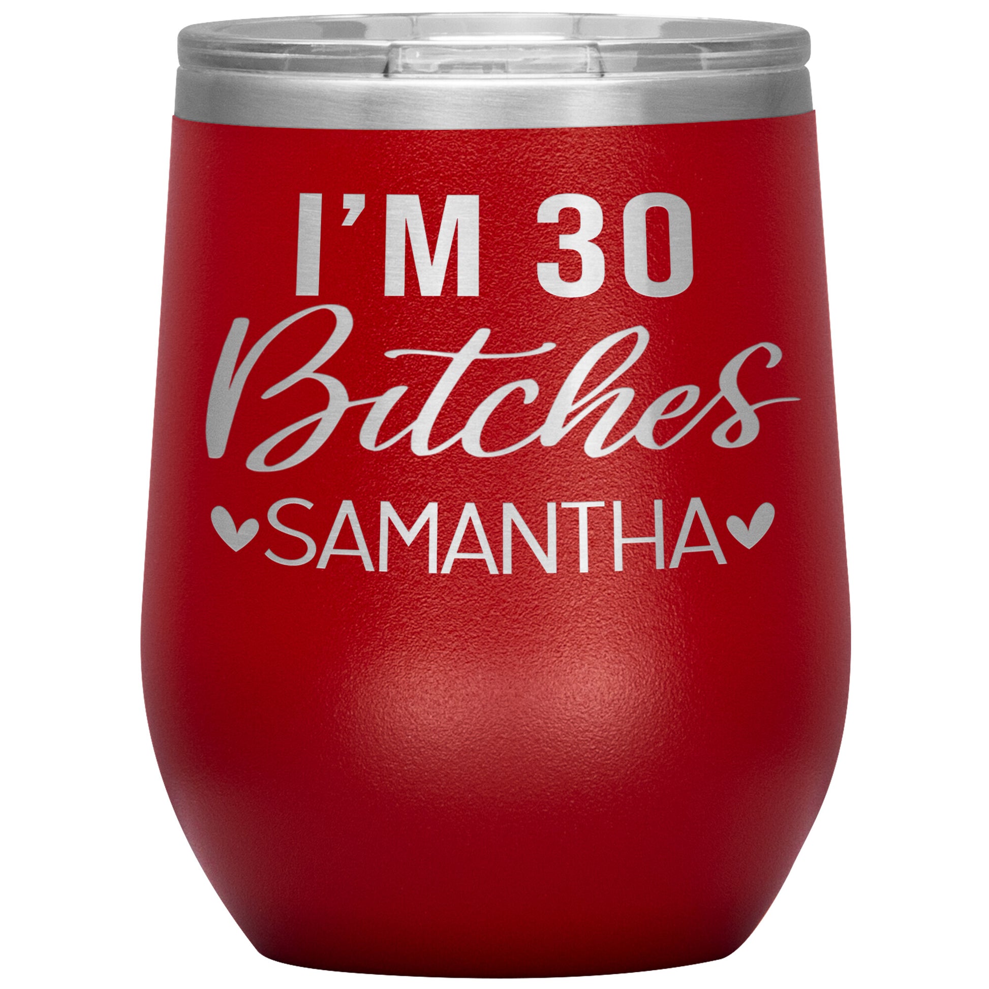 I'm 30 Bitches Birthday Tumbler