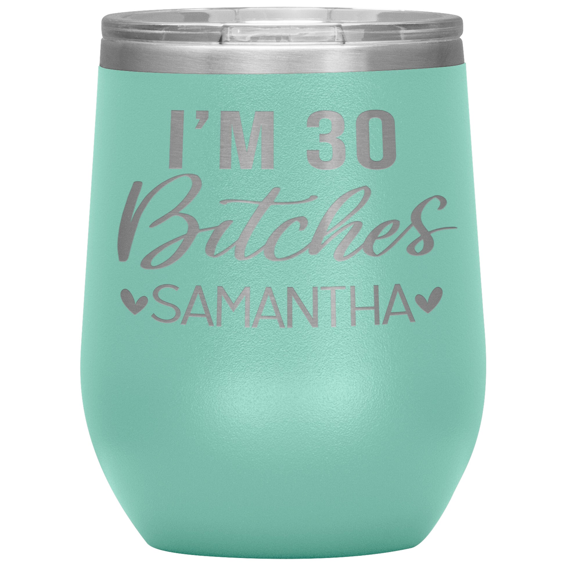 I'm 30 Bitches Birthday Tumbler