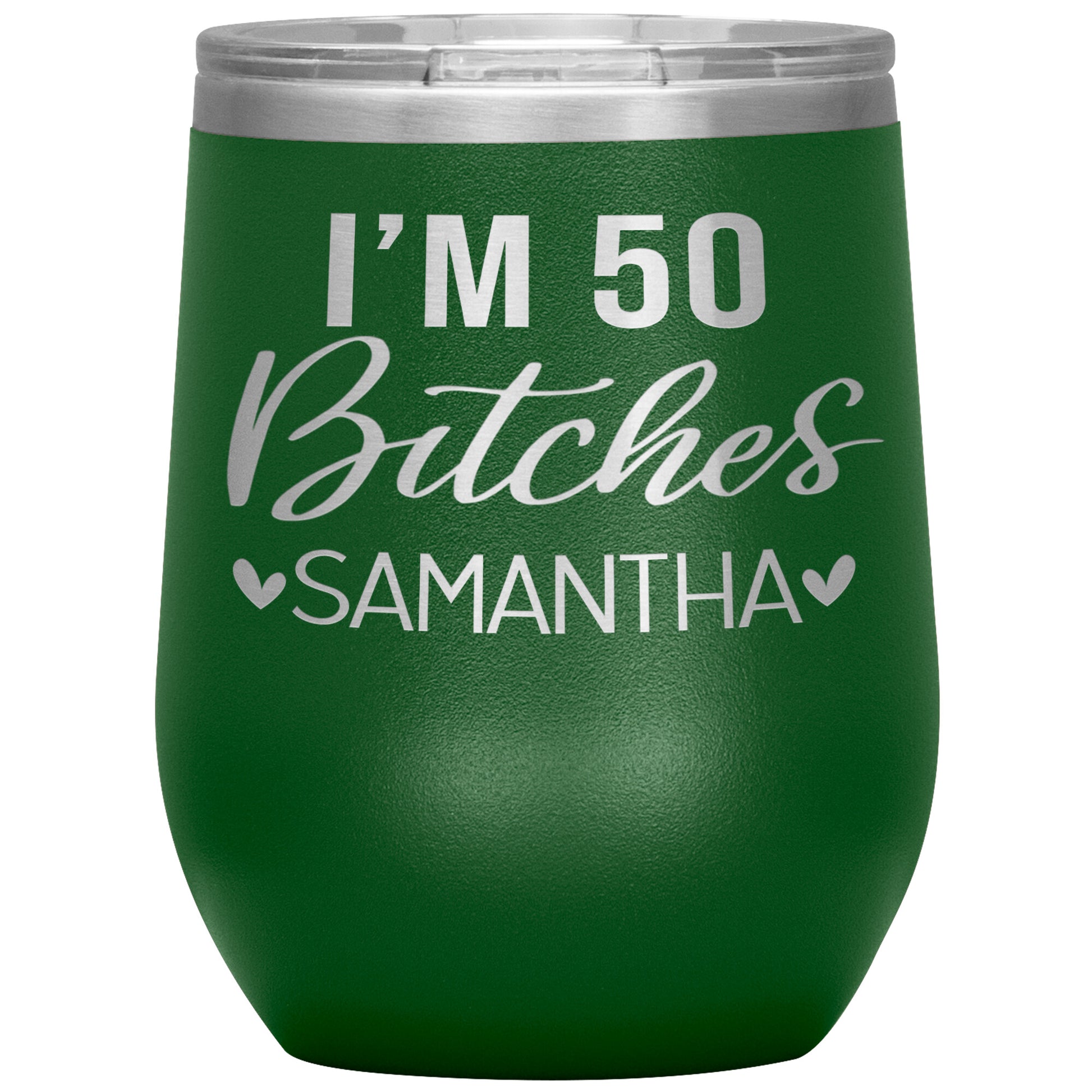 I'm 50 Bitches Birthday Tumbler
